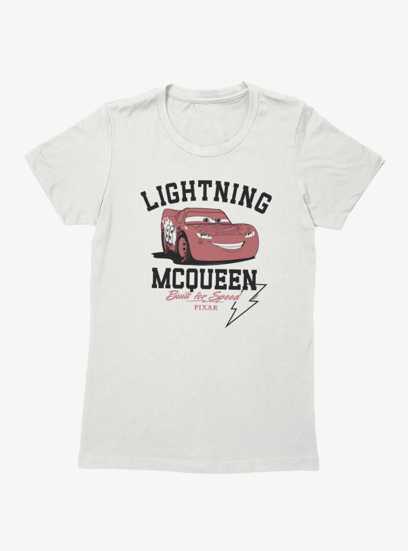 Disney Cars Lightning McQueen Built For Speed Womens T-Shirt, , hi-res