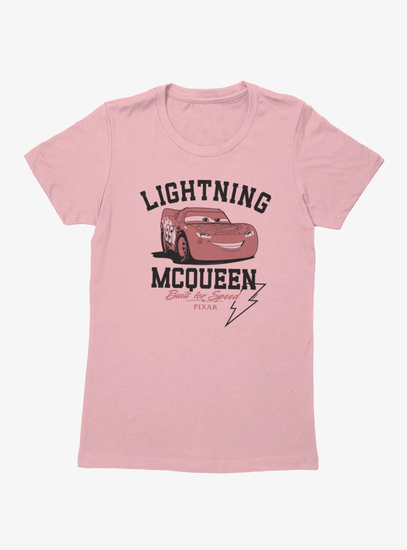 Disney Cars Lightning McQueen Built For Speed Womens T-Shirt, , hi-res