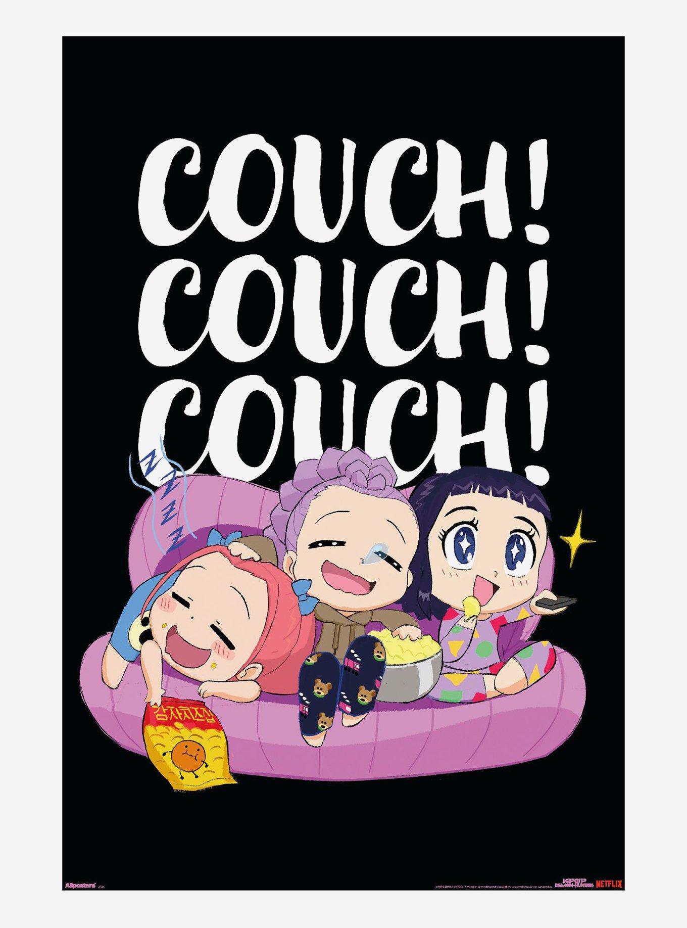 KPop Demon Hunters HUNTRX Couch Poster