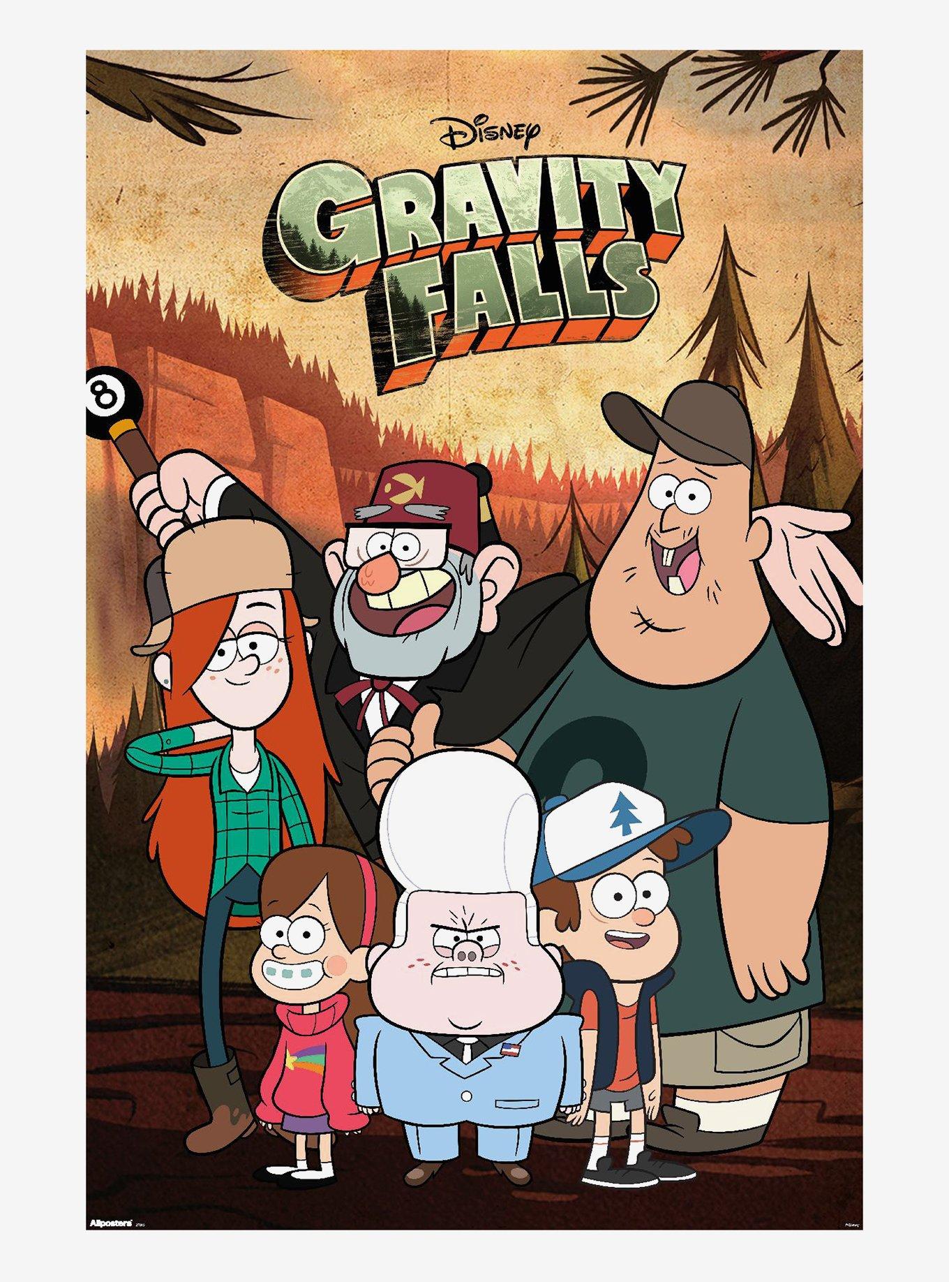 Disney Gravity Falls Characters Poster, , hi-res