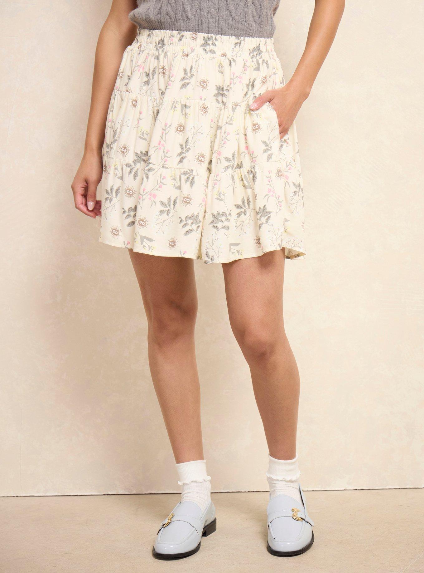 Studio Ghibli® My Neighbor Totoro Soot Sprites Floral Skirt