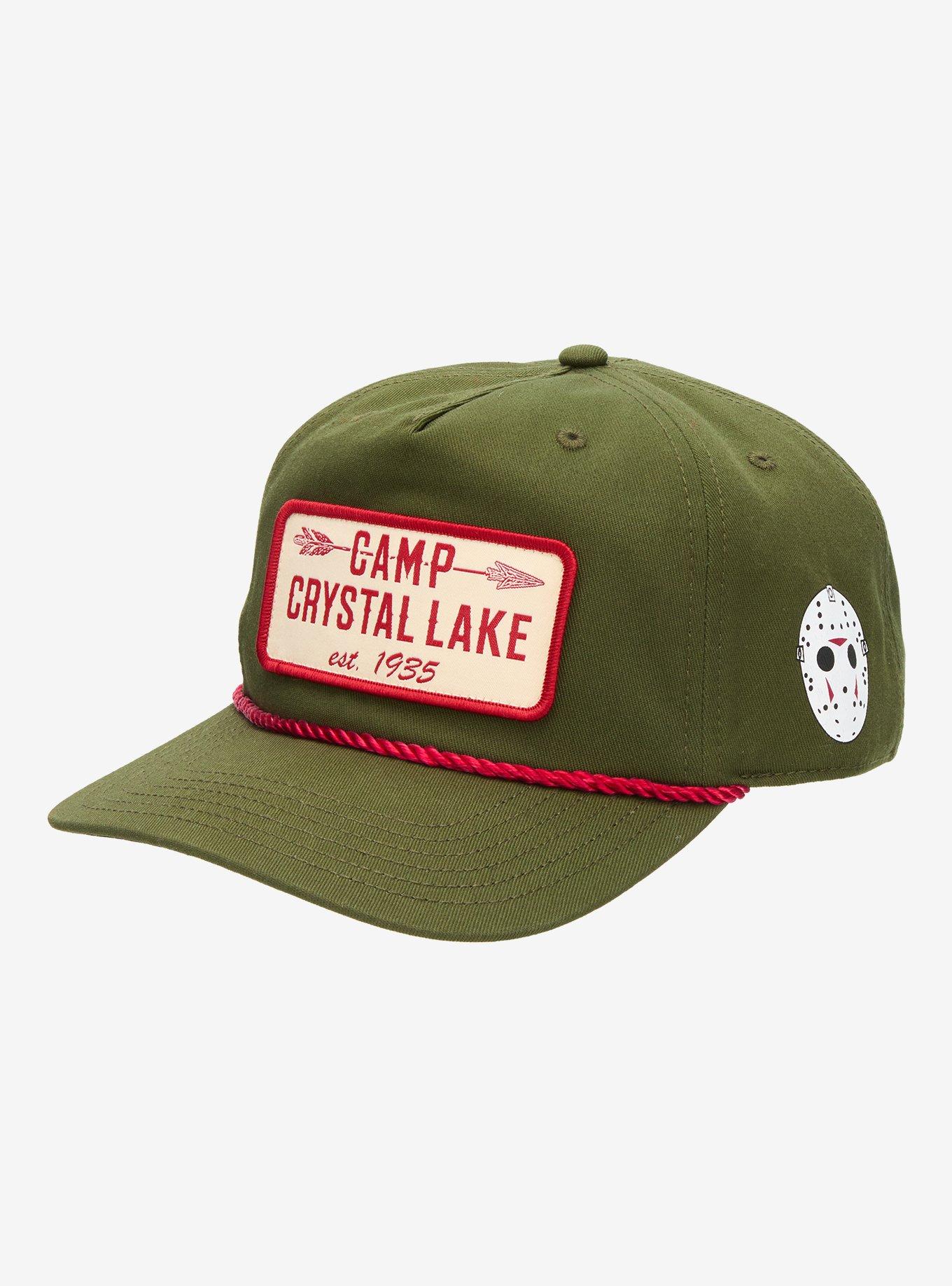 Friday The 13th Camp Crystal Lake Patch Snapback Hat, , hi-res