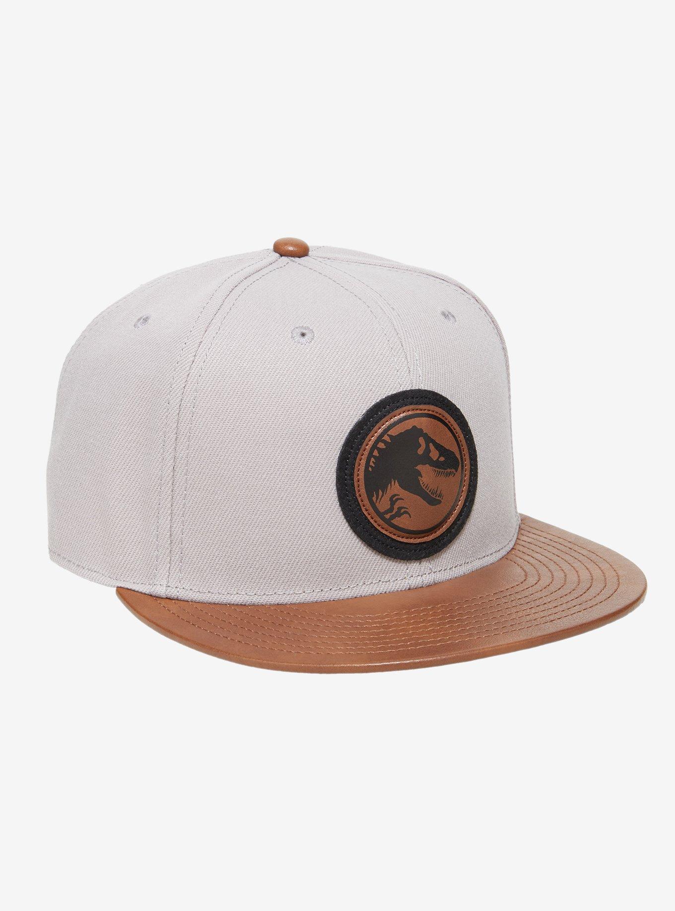 Jurassic Park Dinosaur Patch Snapback Hat, , hi-res