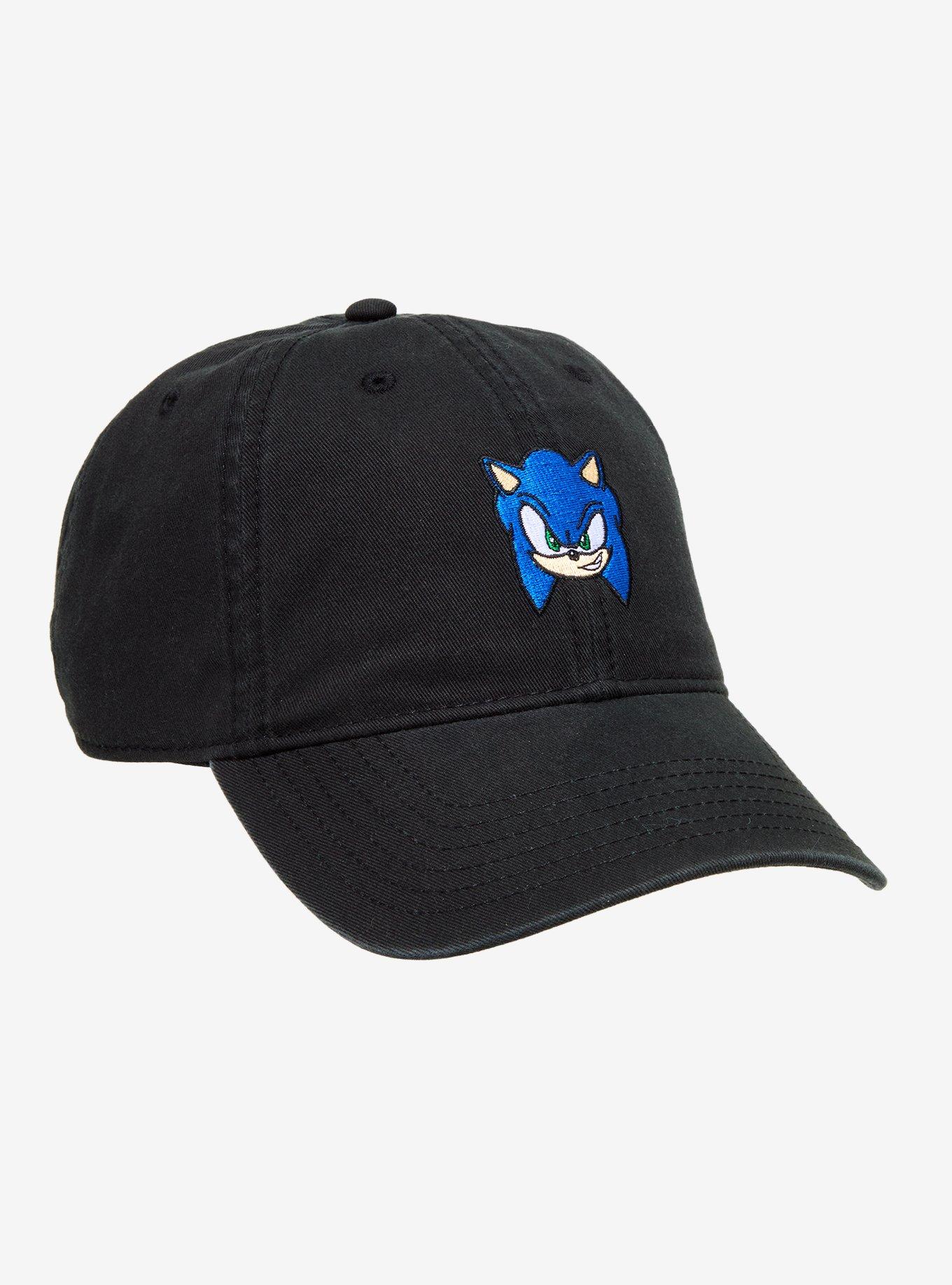 Sonic The Hedgehog Embroidered Face Dad Cap, , hi-res