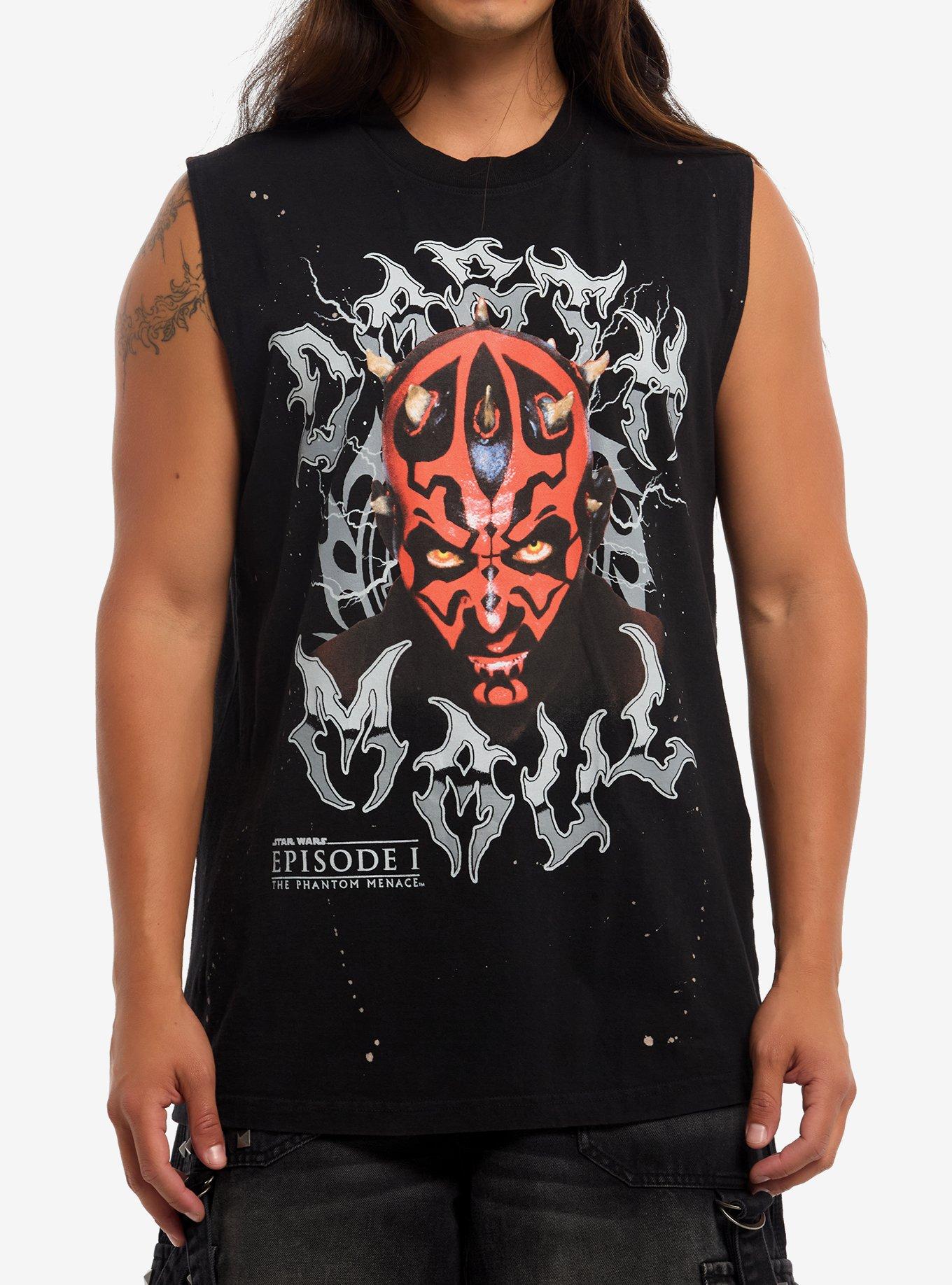 Star Wars Darth Maul Splatter Muscle Tank Top, , hi-res