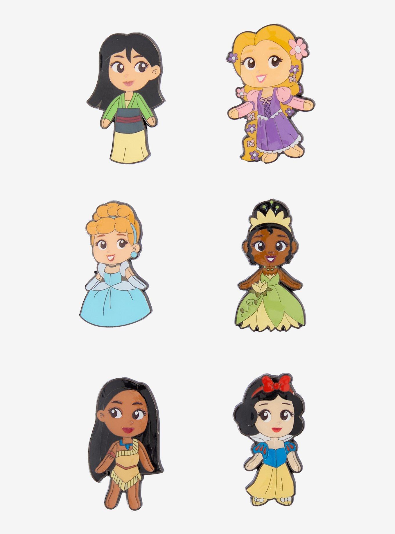 Loungefly Disney Princess Doll Blind Box Enamel Pin, , hi-res