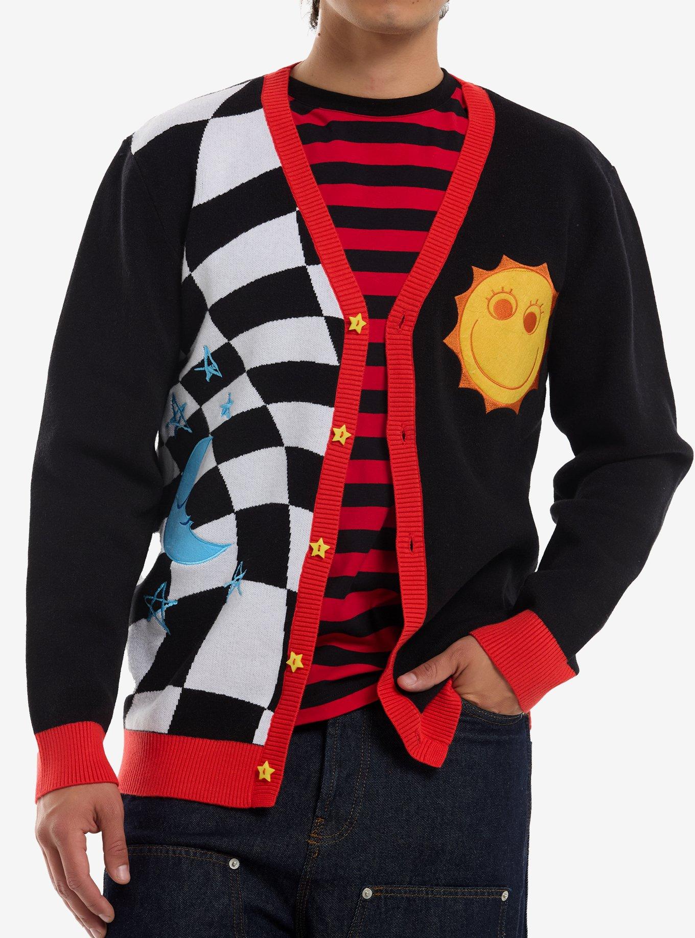 The Amazing Digital Circus Sun & Moon Split Cardigan, , hi-res