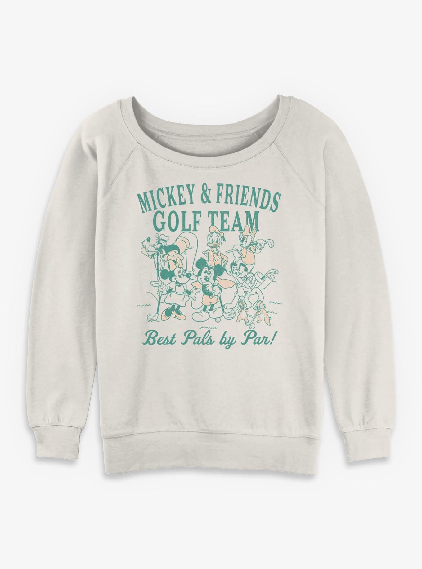 Disney Mickey Mouse Best Pals By Par! Girls Slouchy Sweatshirt