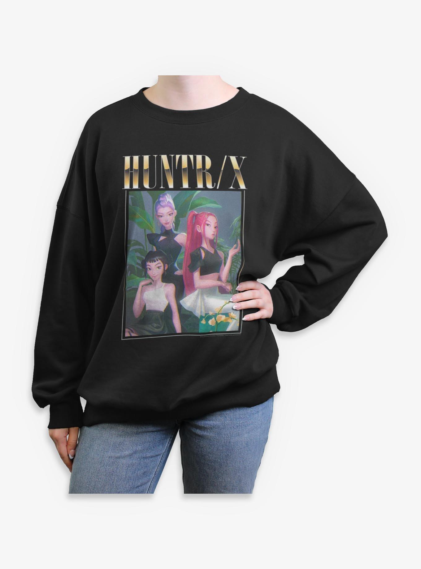 Kpop Demon Hunters Huntrix Portrait Girls Oversized Sweatshirt, , hi-res