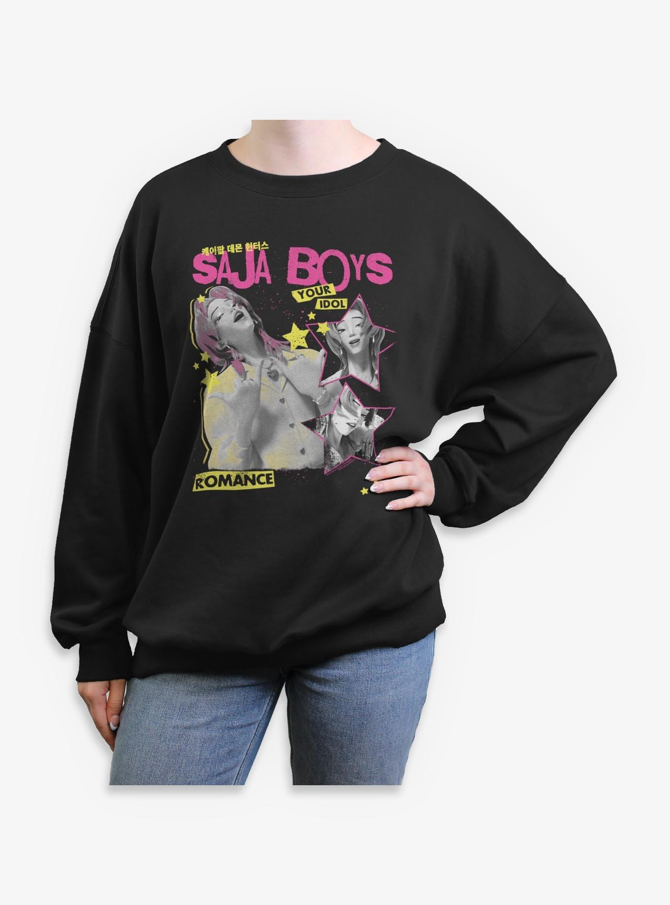 KPop Demon Hunters Your Idol Romance Girls Oversized Sweatshirt