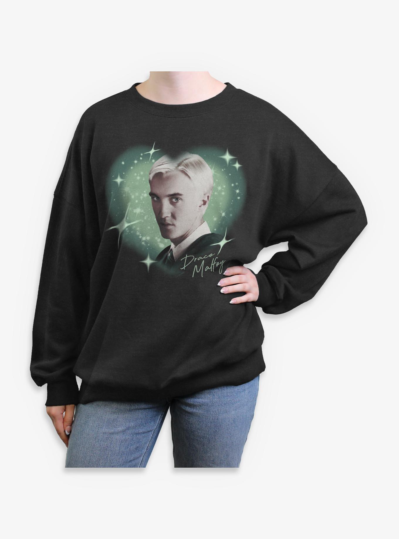 Harry Potter Draco Malfoy Heart Girls Oversized Sweatshirt, , hi-res