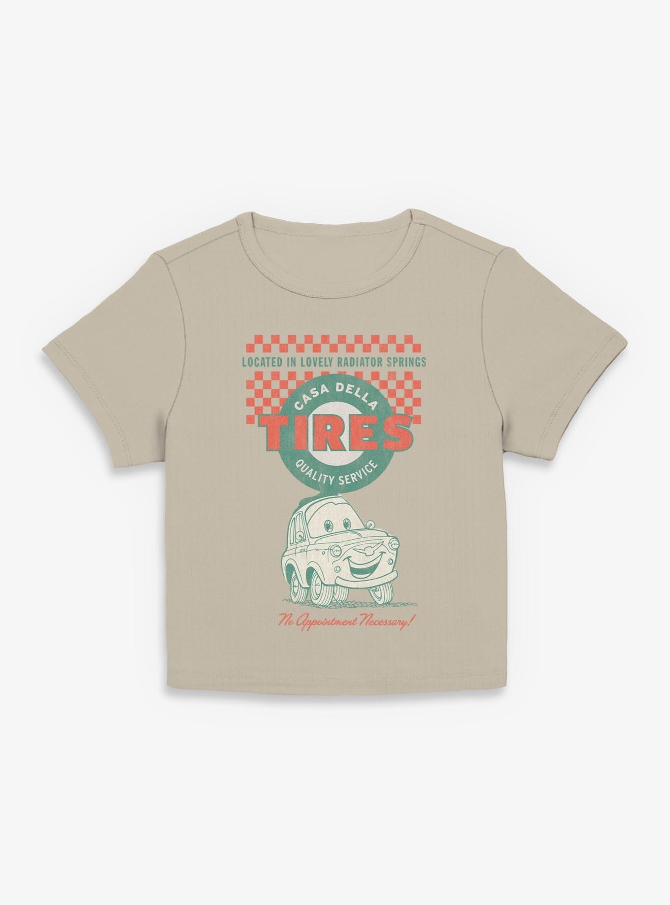 Disney Pixar Cars Casa Della Tires Quality Service Girls Baby T-Shirt, , hi-res
