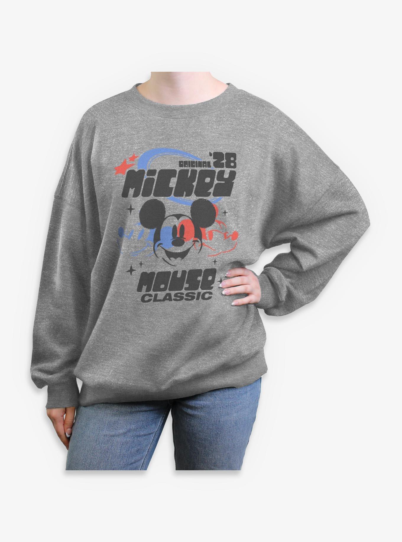 Disney Mickey Mouse Original '28 Classic Girls Oversized Sweatshirt
