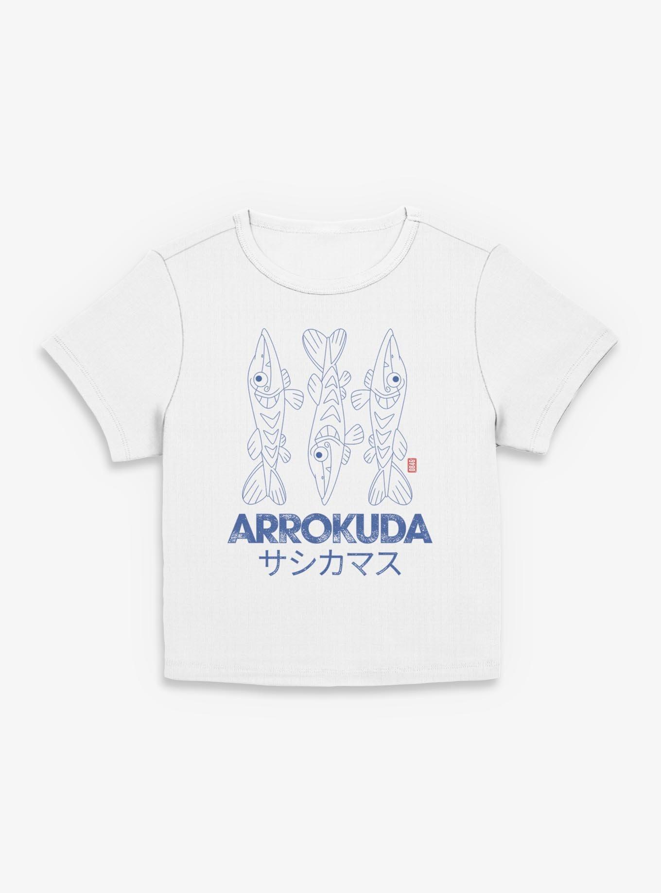 Pokemon Arrokuda Gyotaku Girls Baby T-Shirt, , hi-res