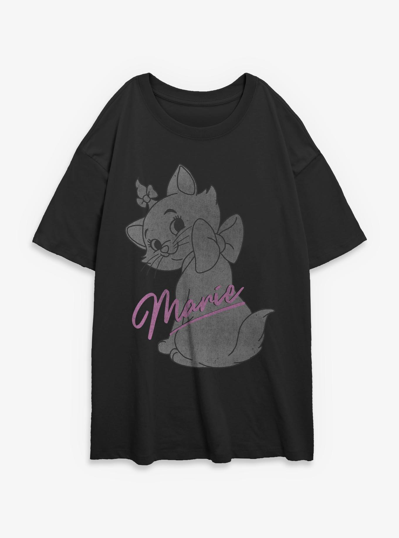 Disney The Aristocats Marie Girls Oversized T-Shirt, , hi-res