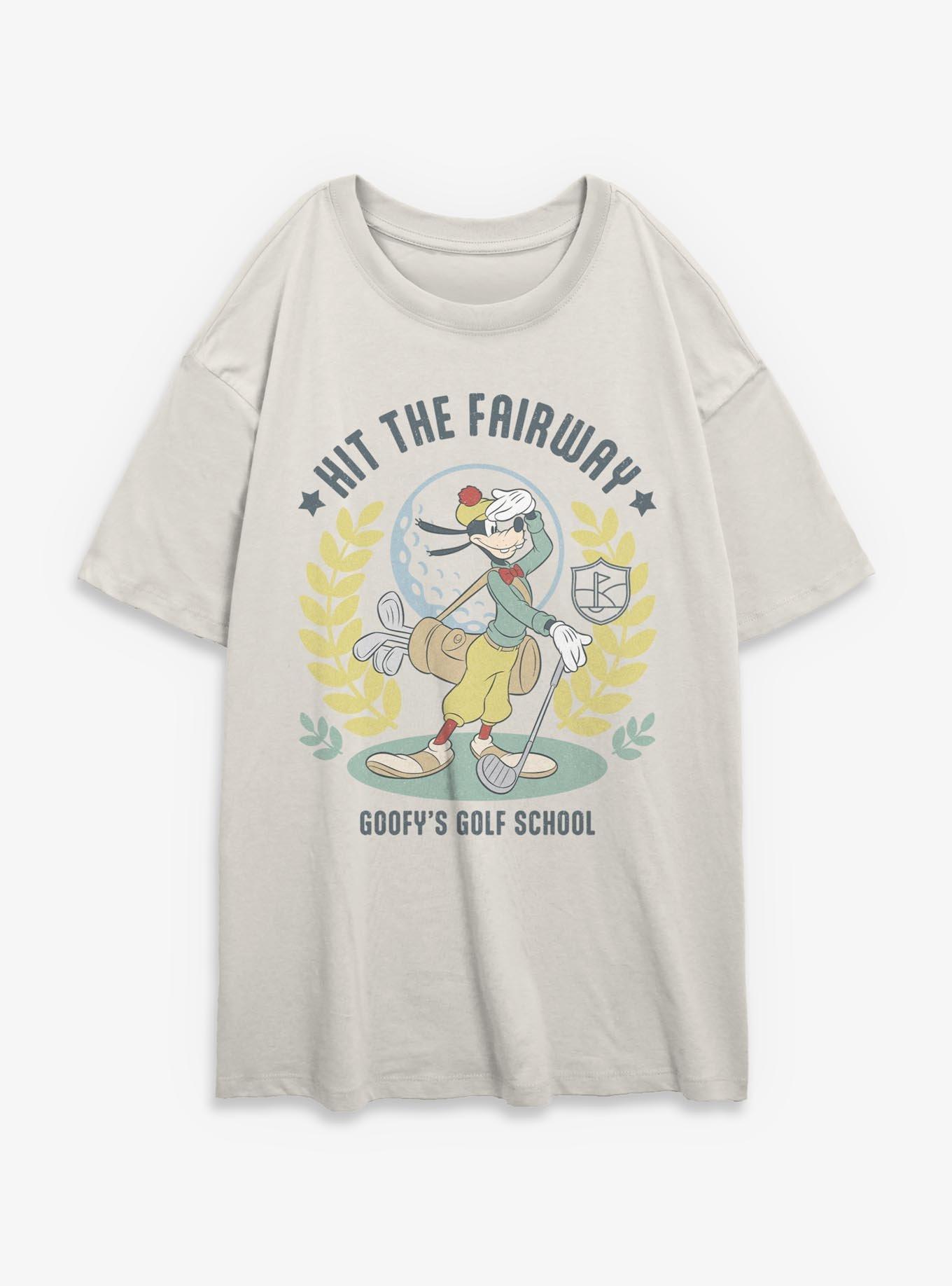Disney Mickey Mouse Goofy's Golf School Girls Oversized T-Shirt