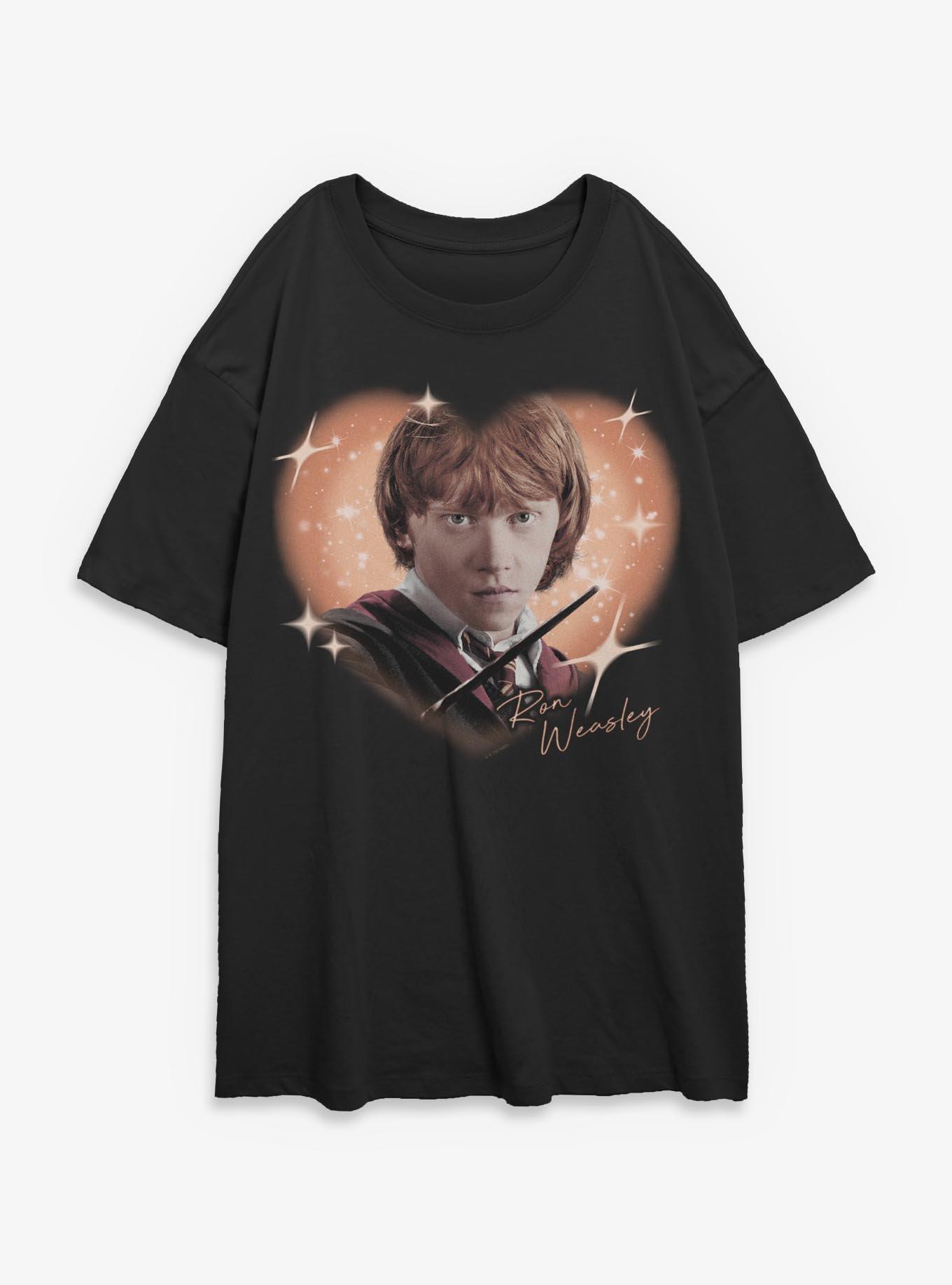 Harry Potter Ron Weasley Heart Girls Oversized T-Shirt, , hi-res