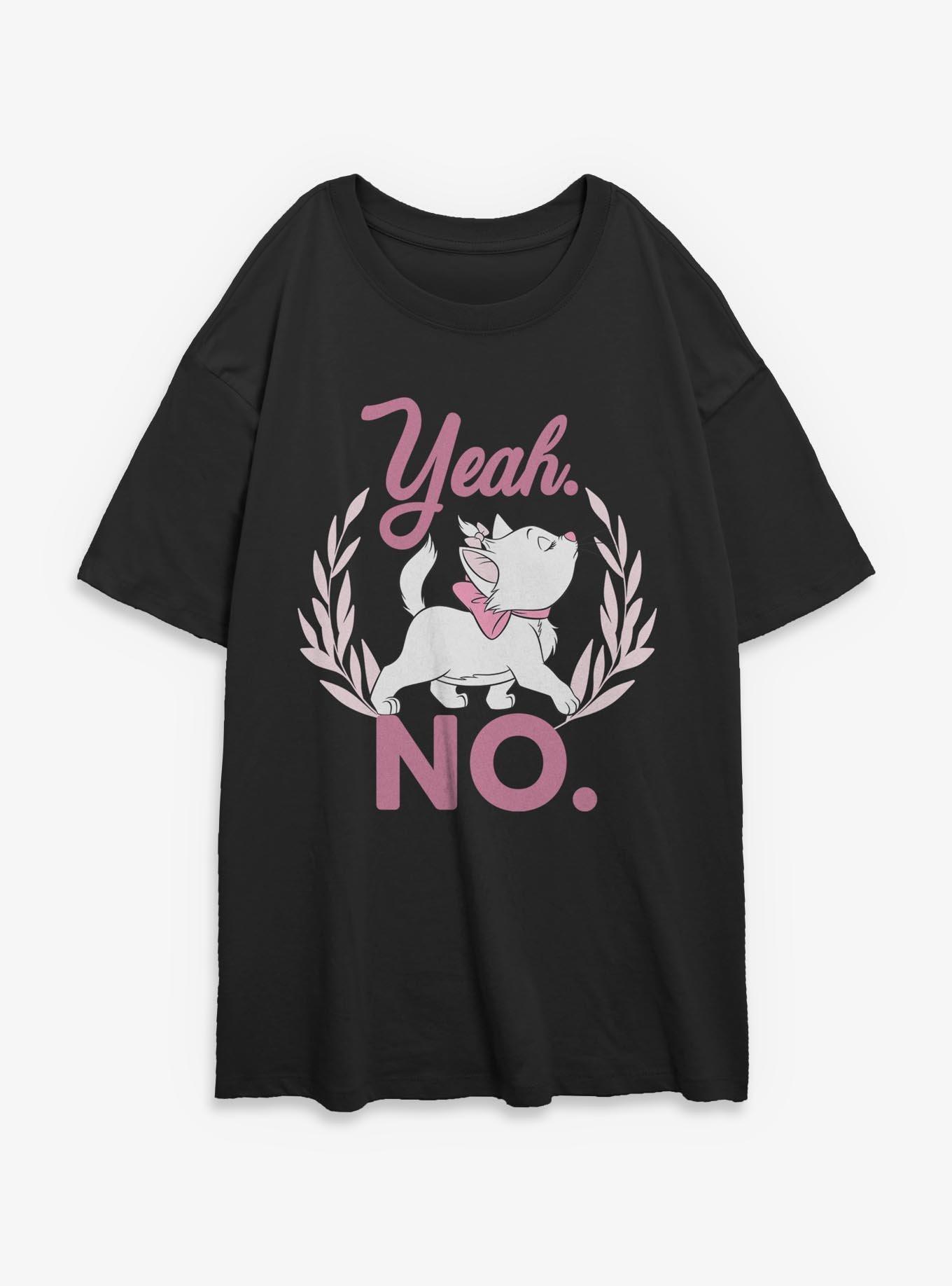 Disney The Aristocats Marie Yeah No Girls Oversized T-Shirt