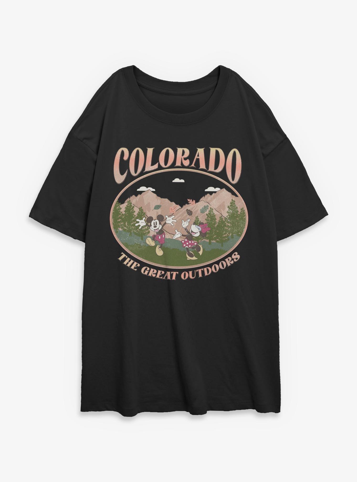 Disney Mickey Mouse Colorado The Great Outdoors Girls Oversized T-Shirt, , hi-res