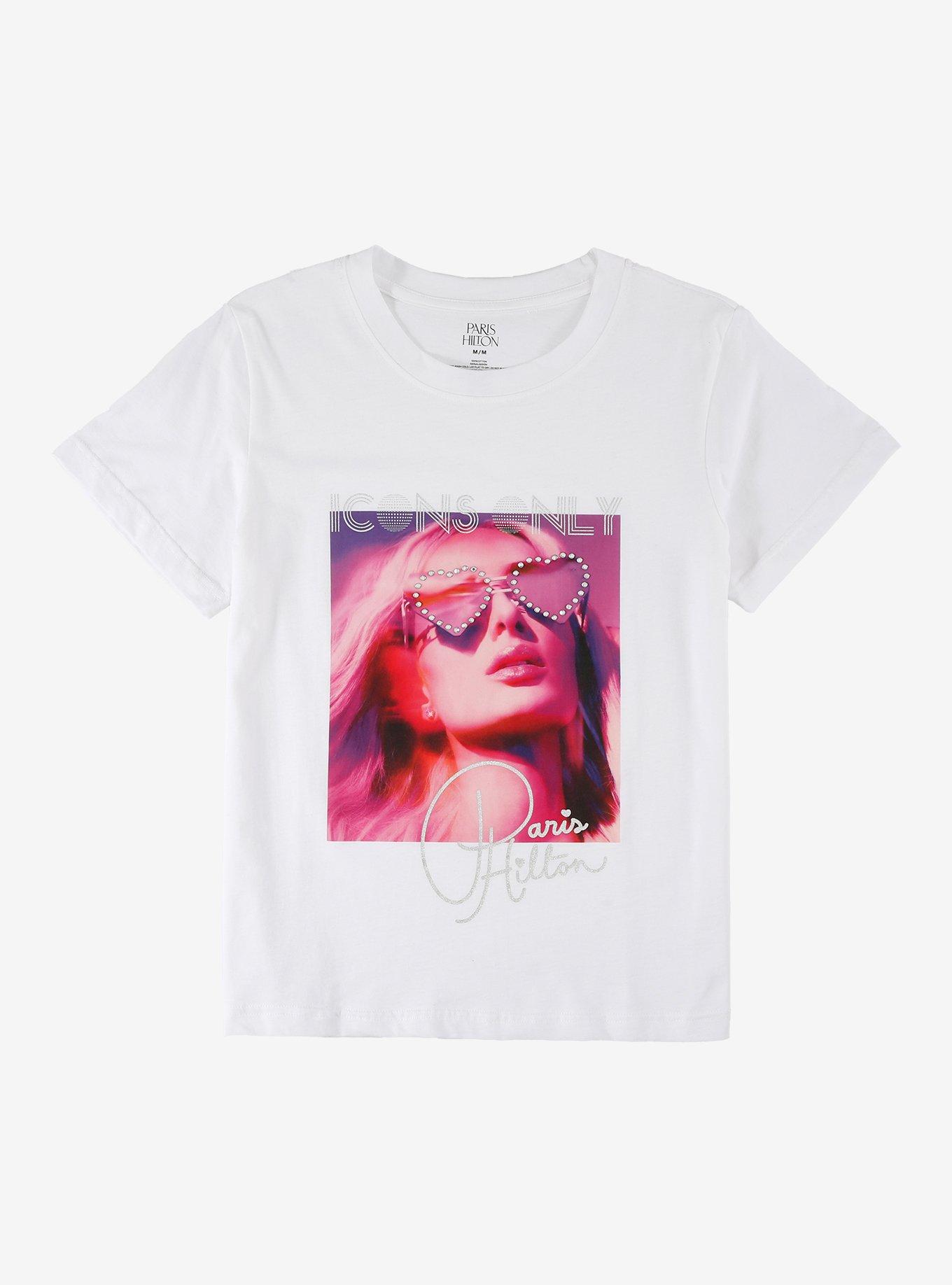 Paris Hilton Icons Only Rhinestone T-Shirt, , hi-res