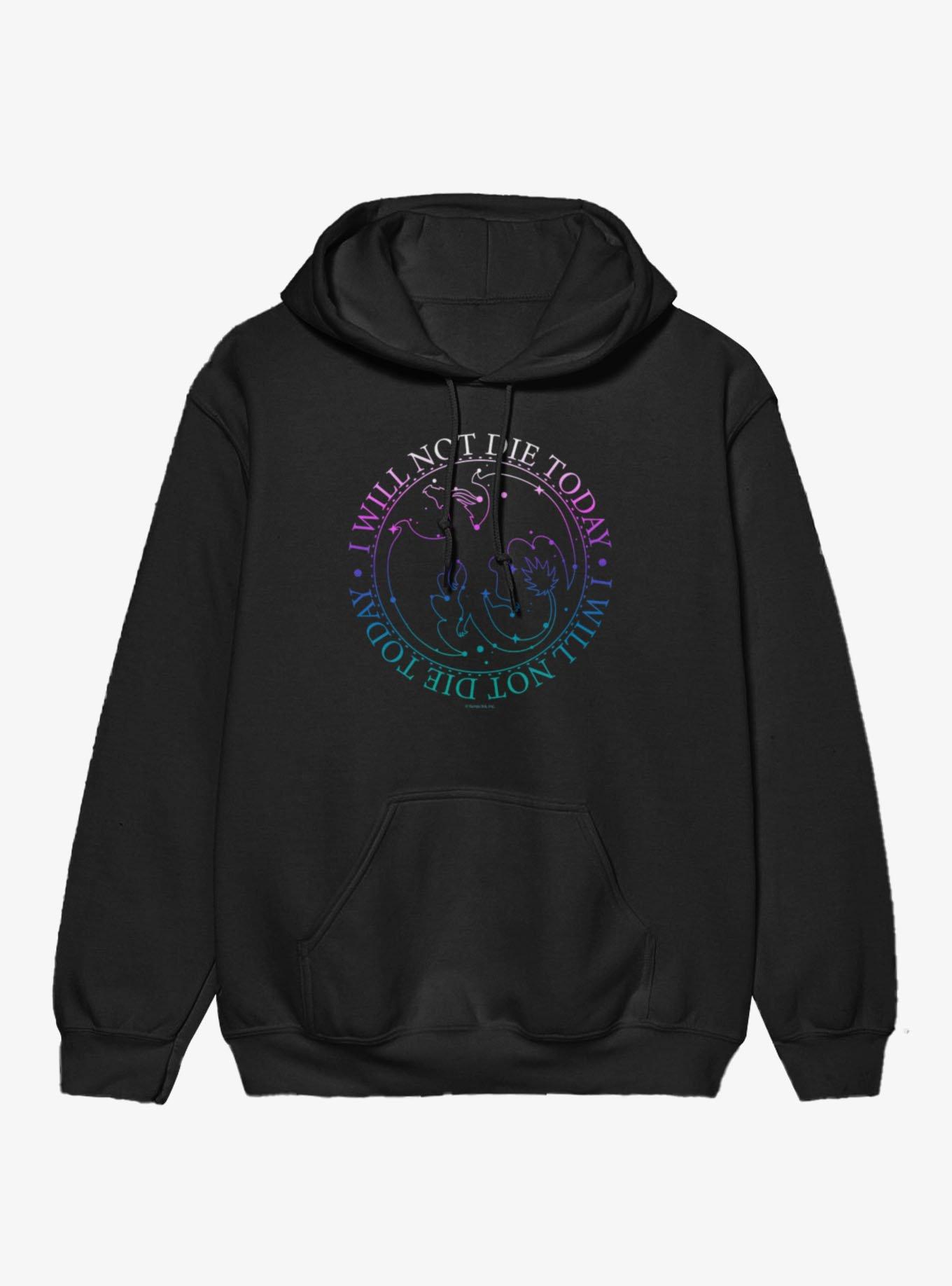 Fourth Wing The Empyrean I Will Not Die Today Hoodie, , hi-res