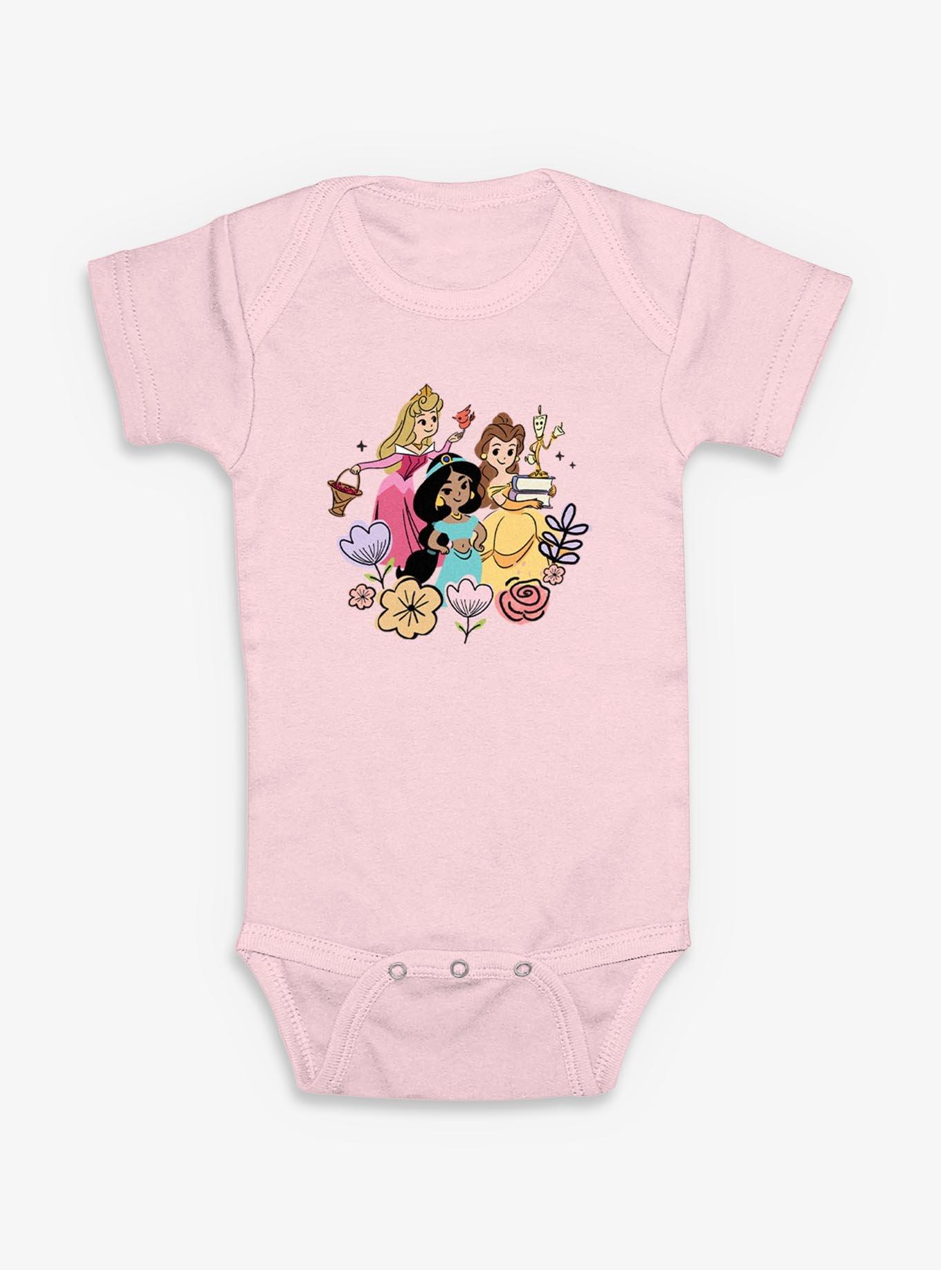 Disney Princesses And Friends Floral Infant Bodysuit, , hi-res
