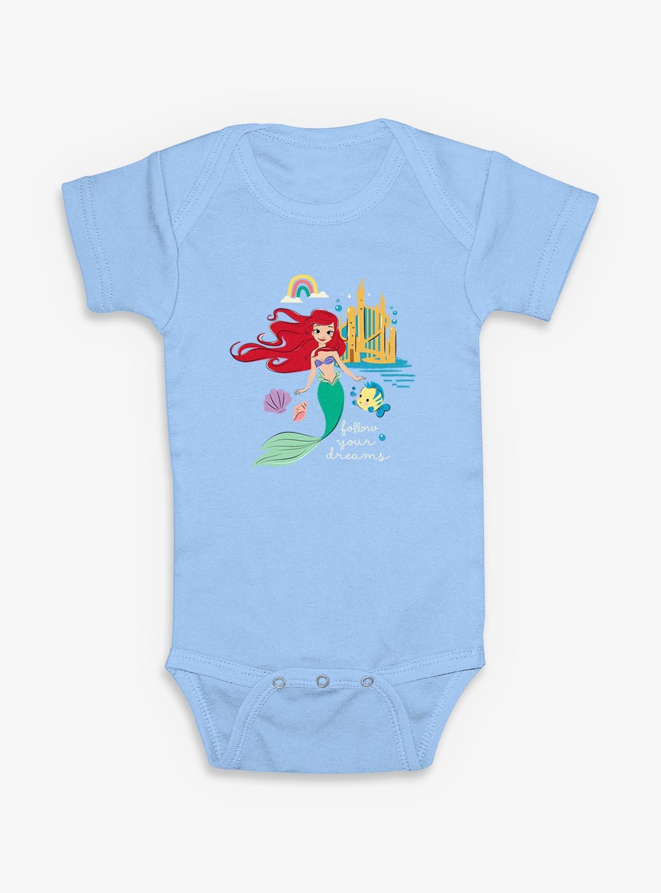 Disney The Little Mermaid Follow Your Dreams Infant Bodysuit, , hi-res