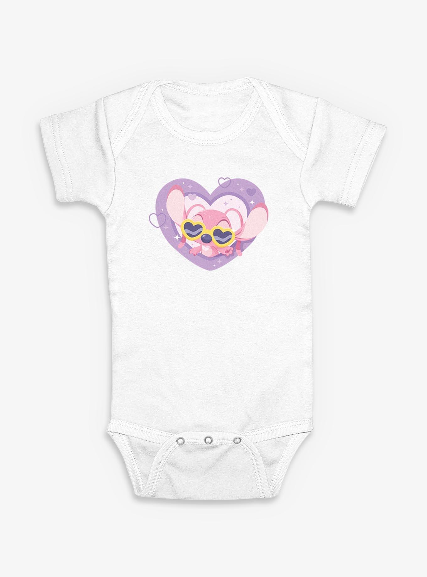 Disney Lilo & Stitch Baby Angel With Glasses Infant Bodysuit, , hi-res