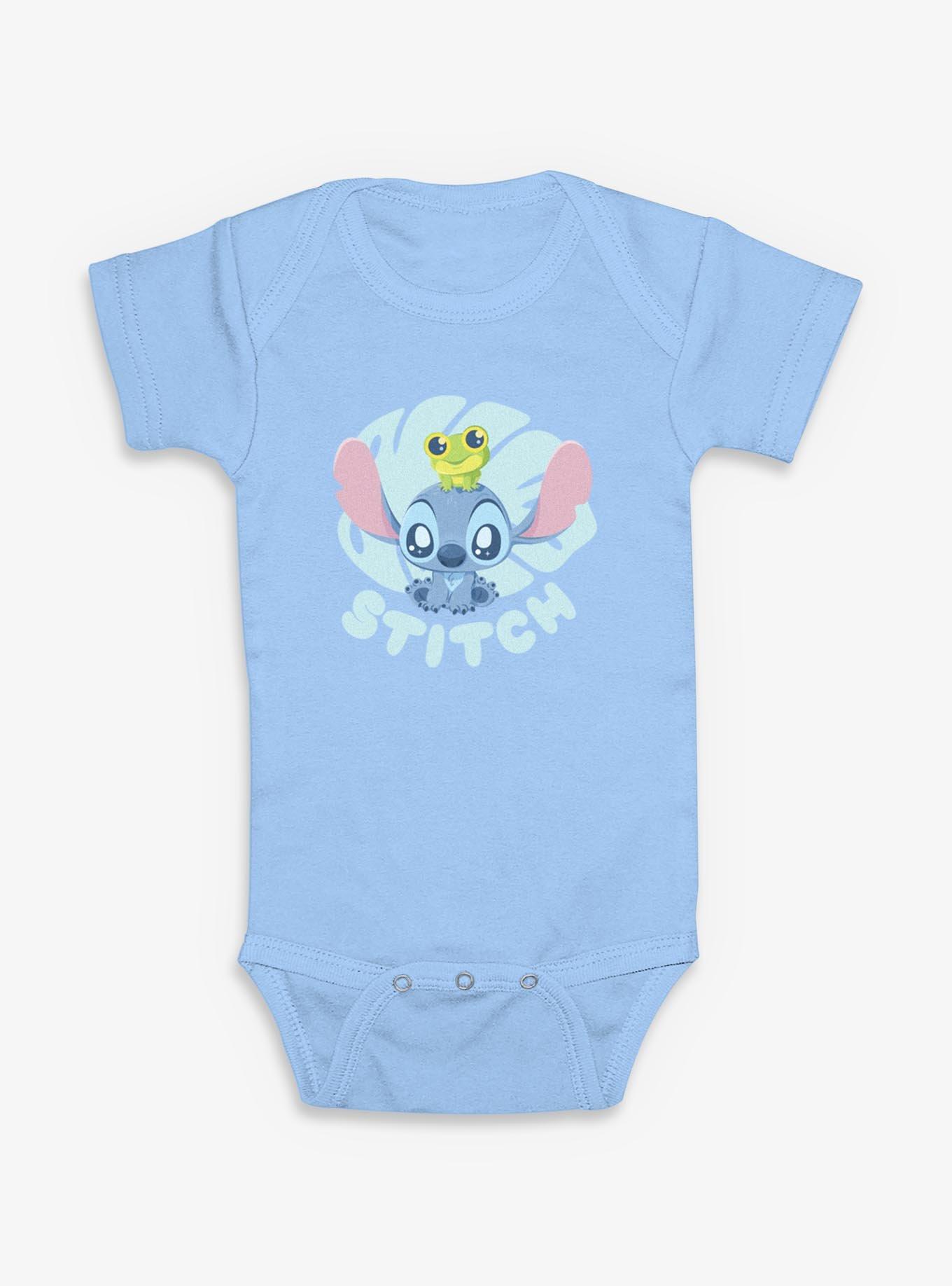 Disney Lilo & Stitch Baby Stitch With Frog Infant Bodysuit, , hi-res