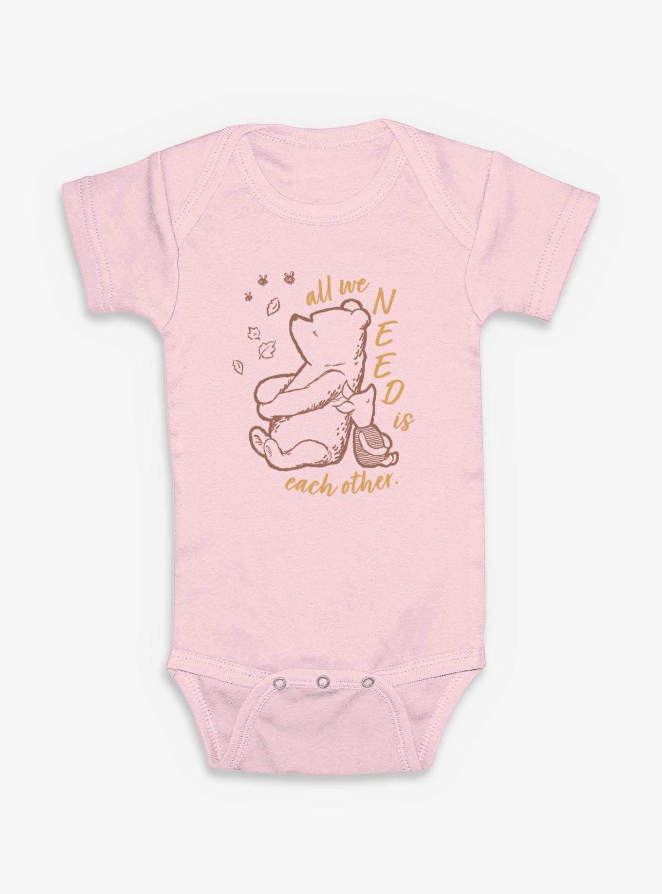 Disney Winnie The Pooh & Piglet All We Need Is Each Other Infant Bodysuit