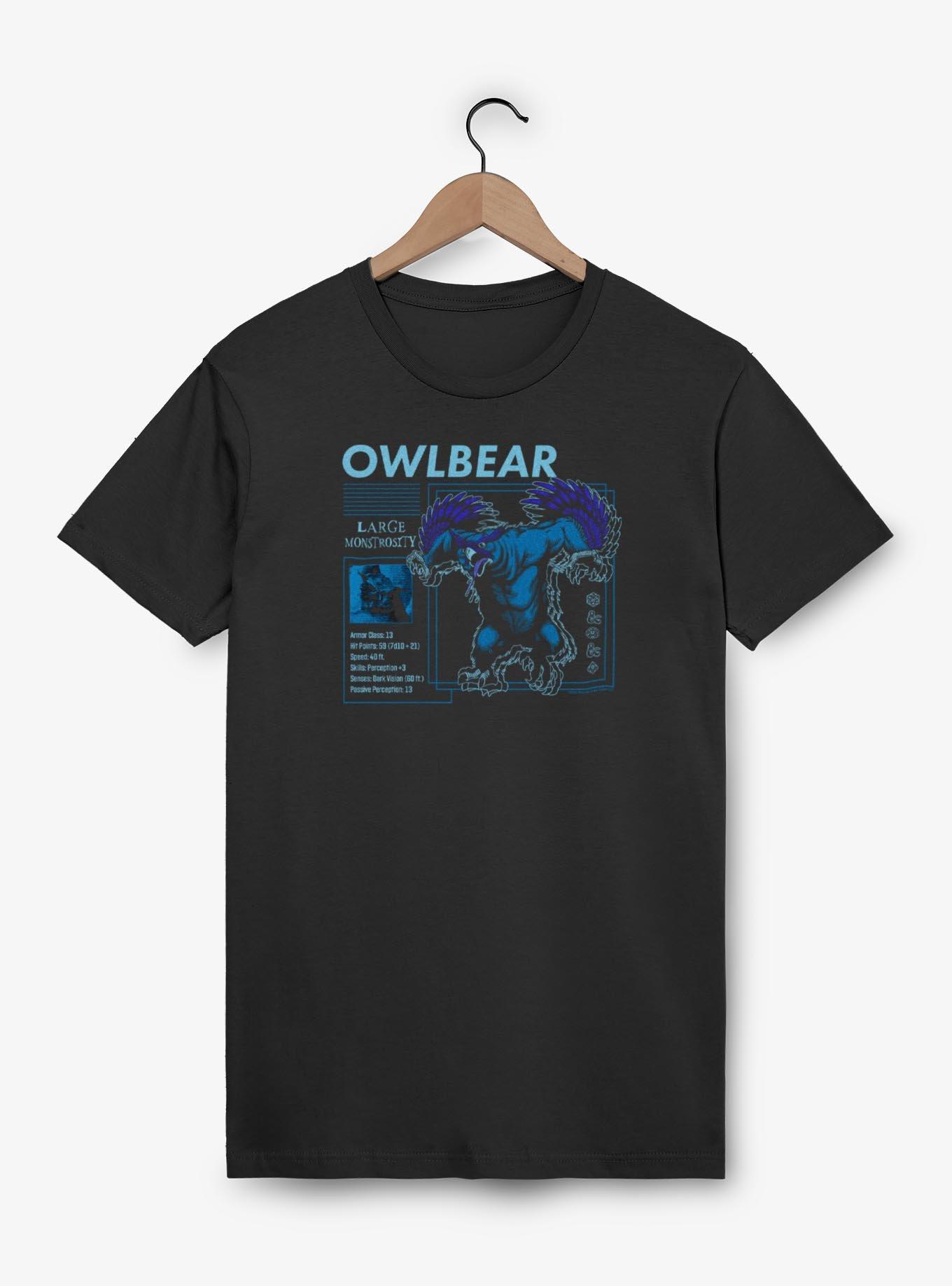 Dungeons & Dragons Owlbear Stat Block T-Shirt, , hi-res