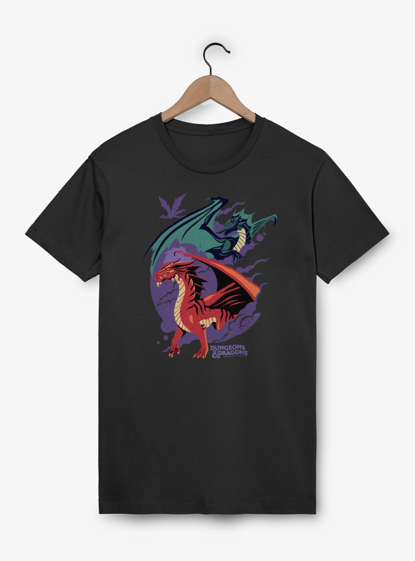 Dungeons & Dragons Red And Green Dragons T-Shirt, , hi-res