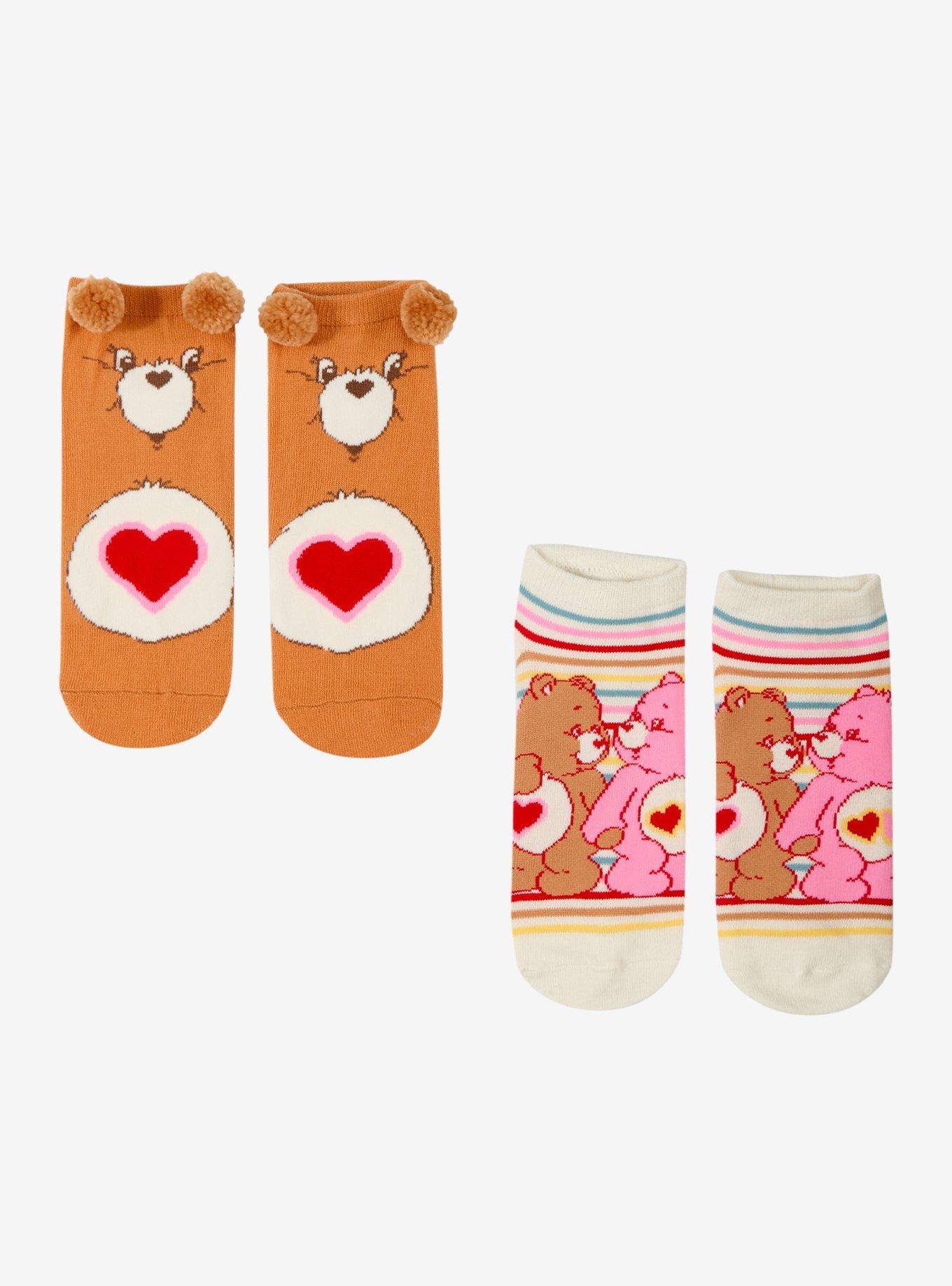 Care Bears Tenderheart Bear No-Show Socks 2 Pair, , hi-res