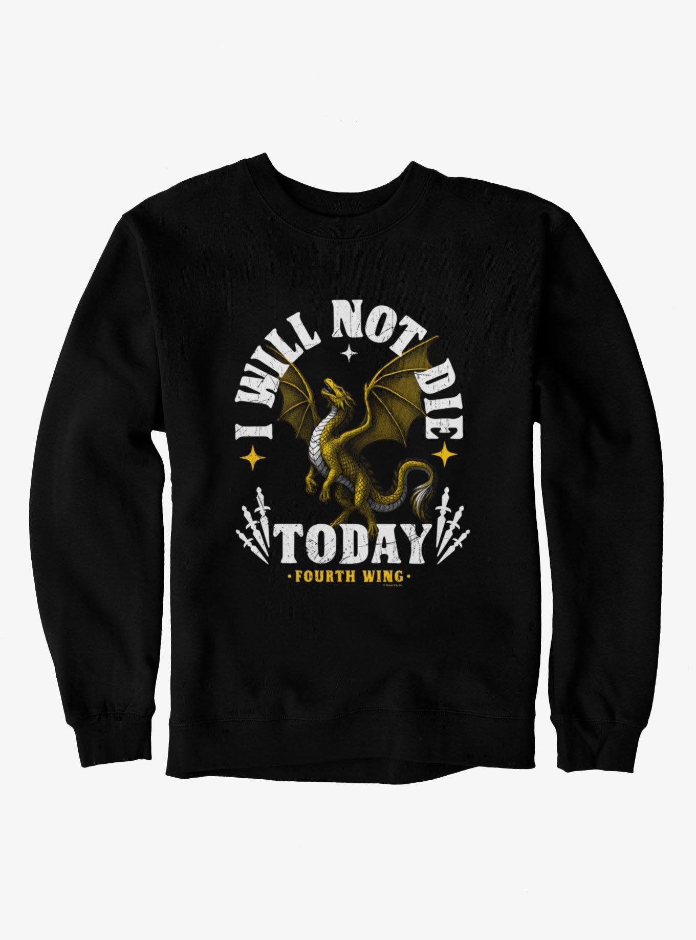 Fourth Wing The Empyrean Will Not Die Sweatshirt, , hi-res
