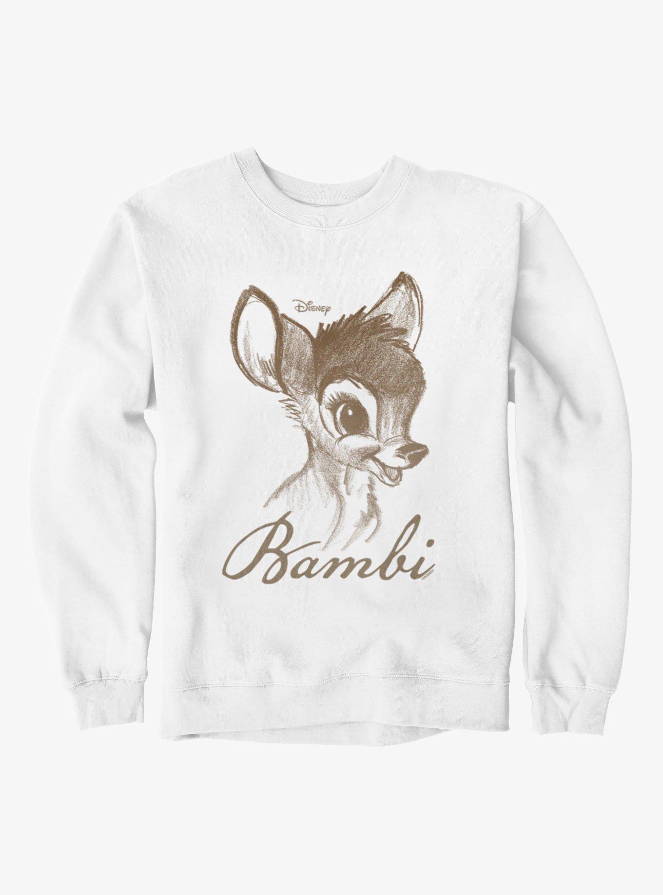 Disney Bambi Classic Face Drawing Sweatshirt, , hi-res