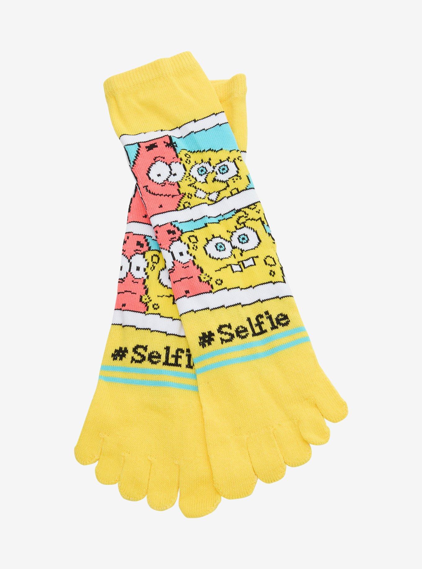 SpongeBob SquarePants Portrait Toe Socks, , hi-res