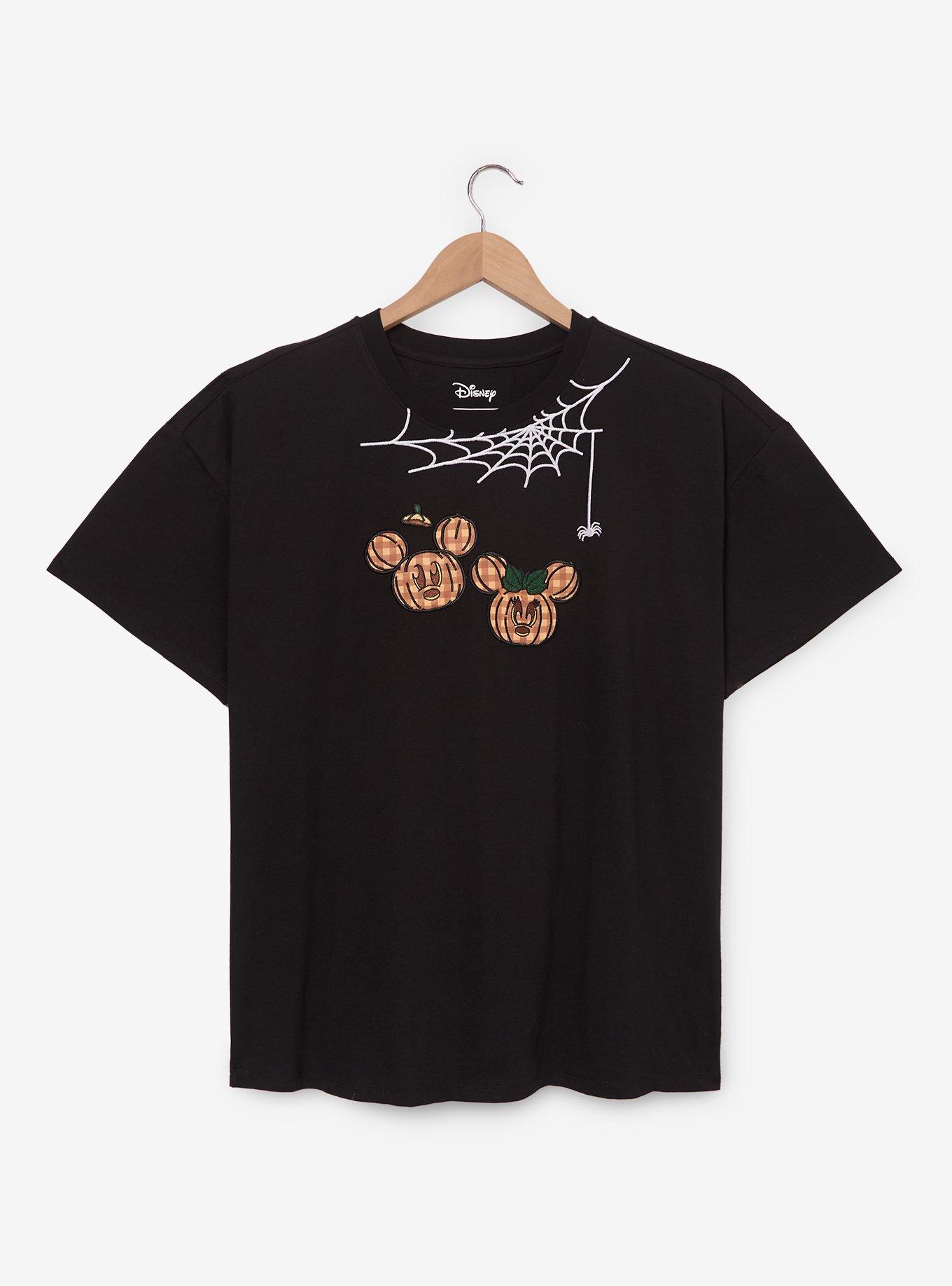 Disney Mickey & Minnie Pumpkins Women's Plus Size T-Shirt - BoxLunch Exclusive, , hi-res