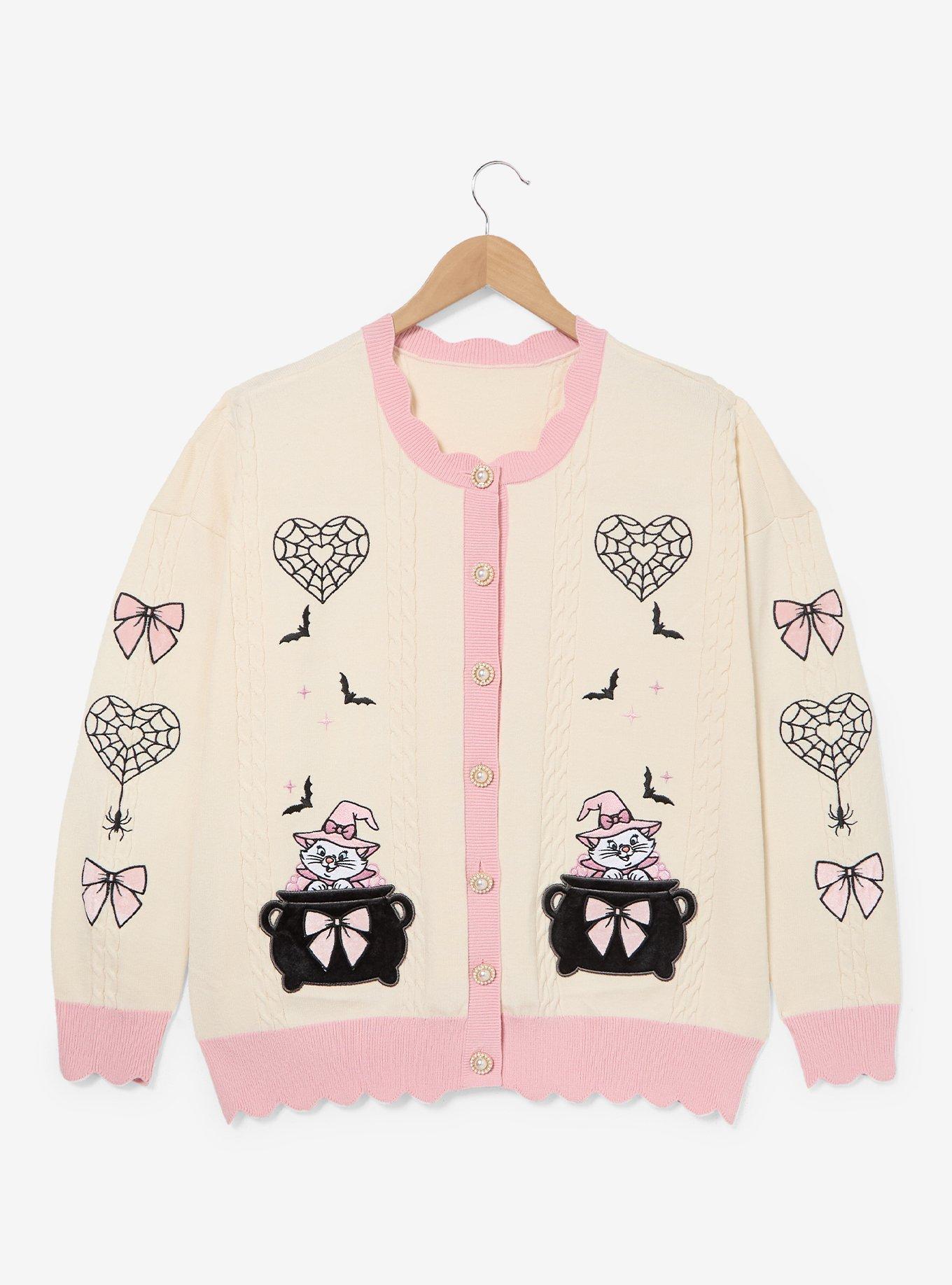 Disney The Aristocats Marie Halloween Icons Women's Plus Size Cardigan - BoxLunch Exclusive, , hi-res