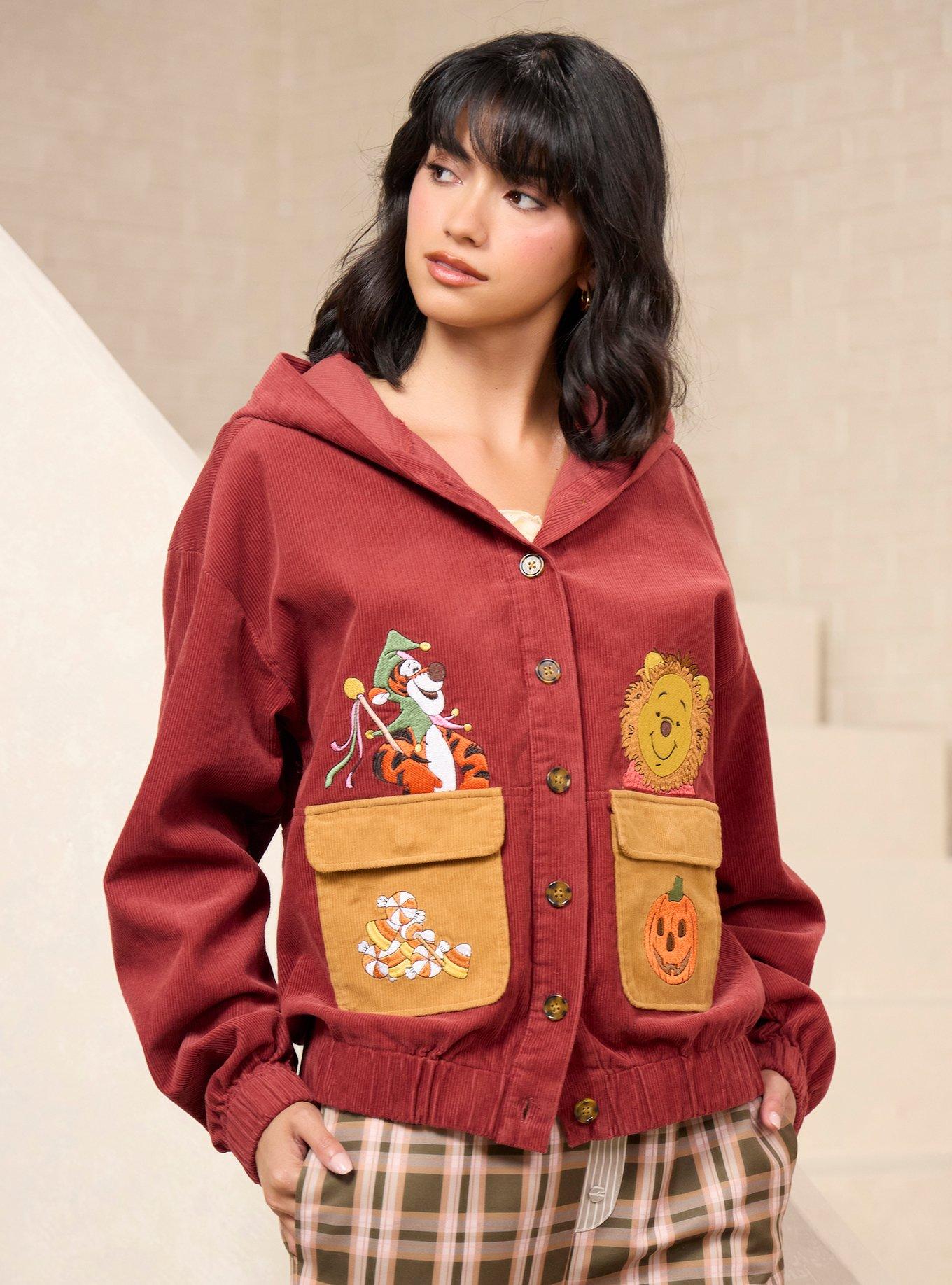 Disney Winnie the Pooh Halloween Women's Corduroy Jacket - BoxLunch Exclusive, , hi-res