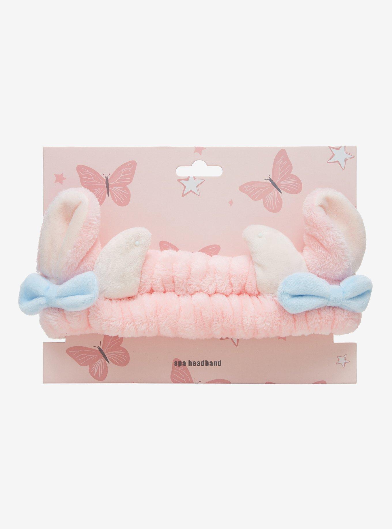 Pink Lamb Plush Spa Headband, , hi-res