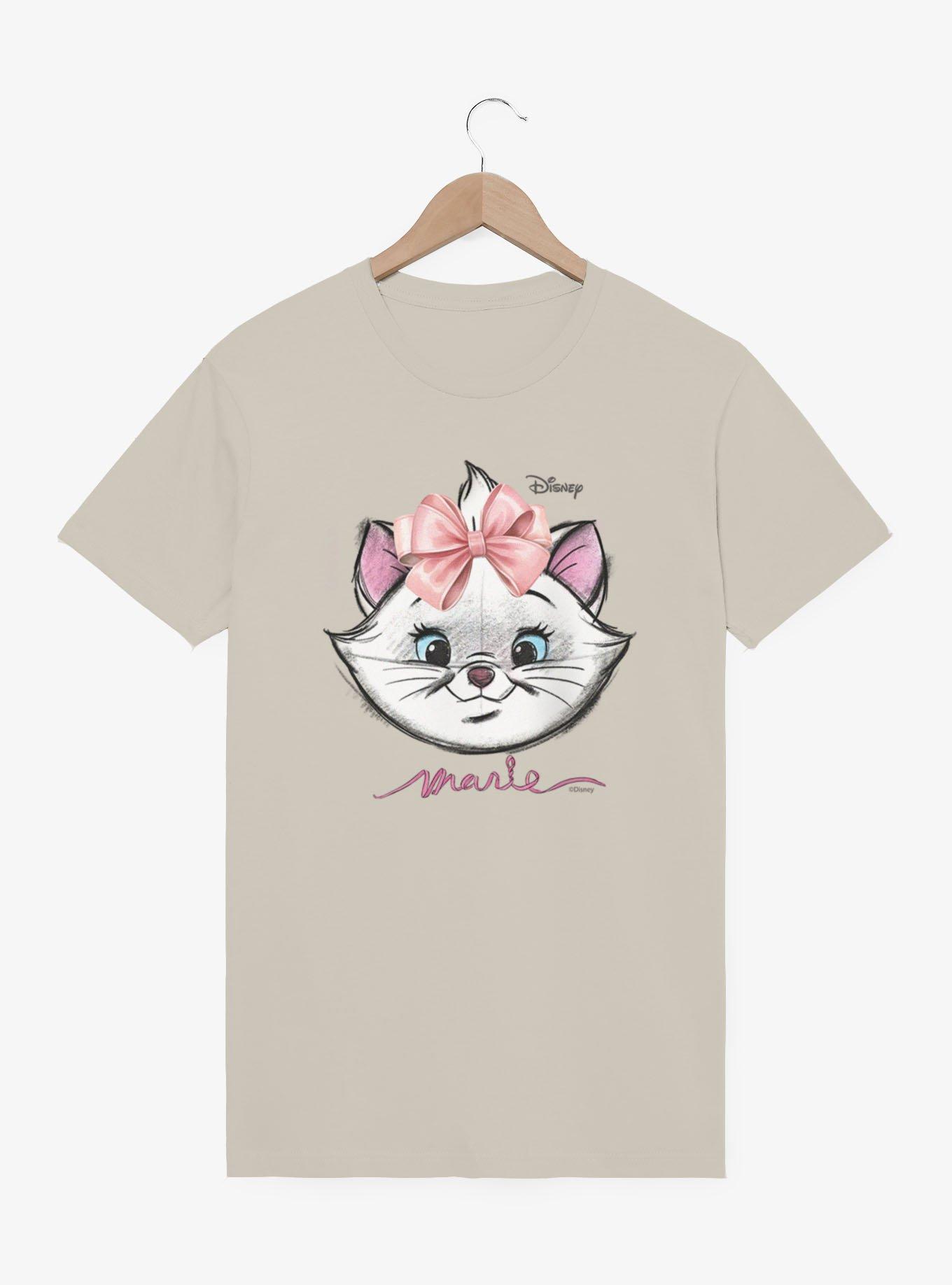 Disney Aristocats Marie Face Sketch T-Shirt, , hi-res