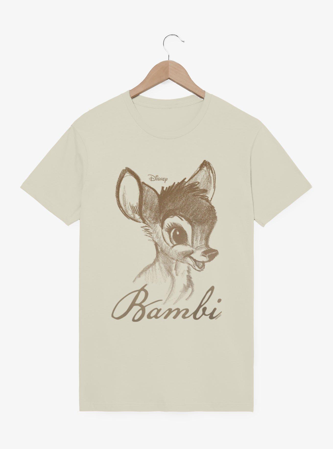 Disney Bambi Classic Face Drawing T-Shirt, , hi-res