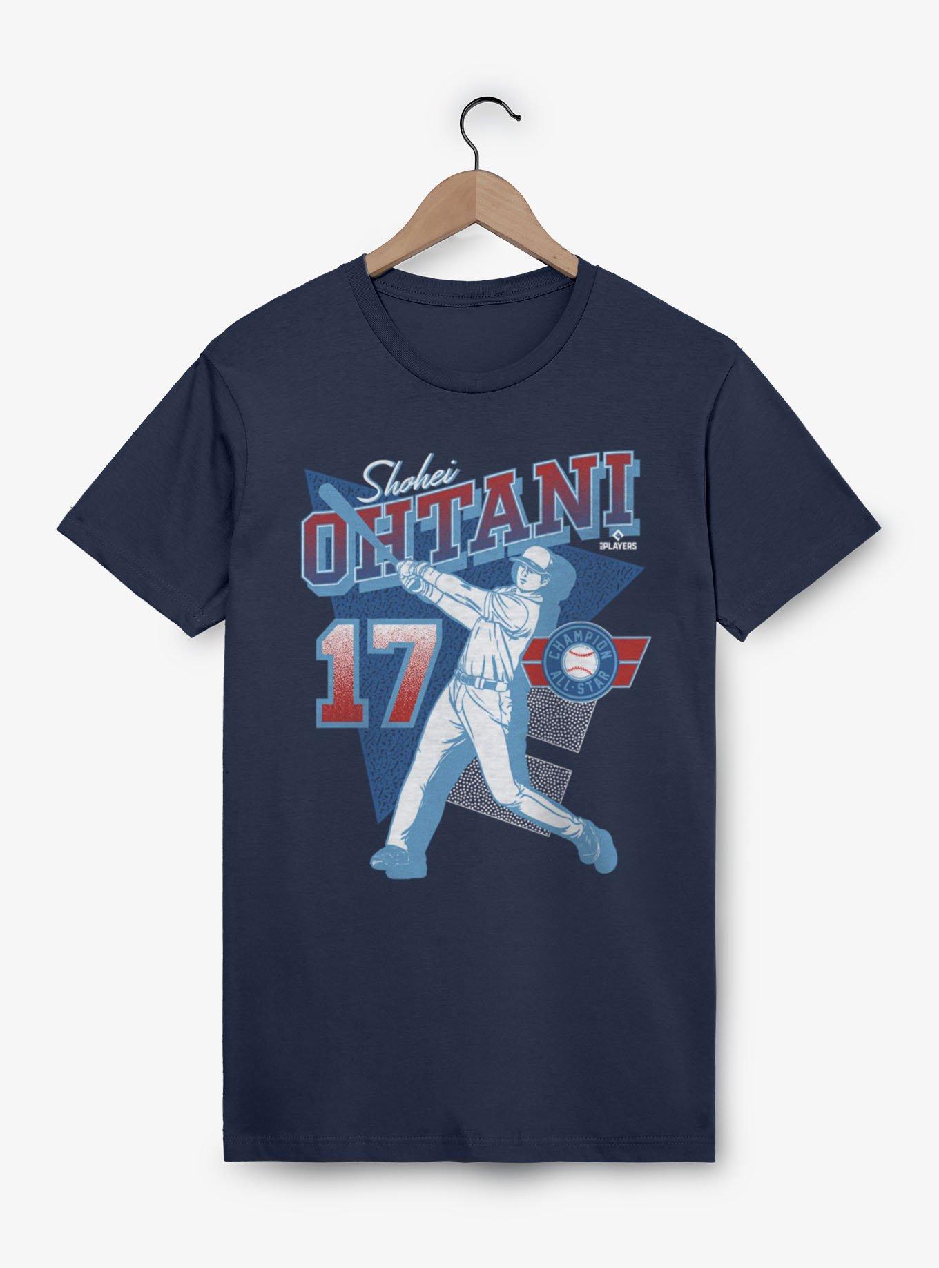MLB Shohei Ohtani Geometric Swing Mineral Wash T-Shirt - BLUE