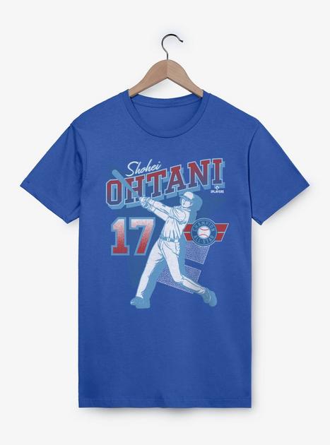 Shohei Ohtani Tシャツ MLB PLAYERS MLB Shohei Ohtani Geometric Swing T-Shirt - BLUE | BoxLunch