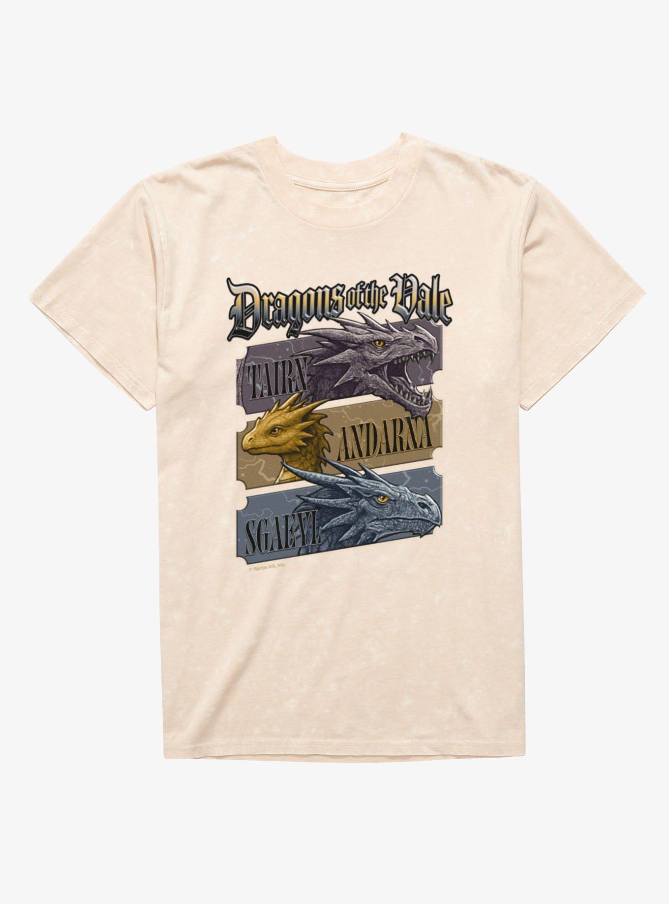 Fourth Wing The Empyrean Dragons Of The Vale Mineral Wash T-Shirt, , hi-res