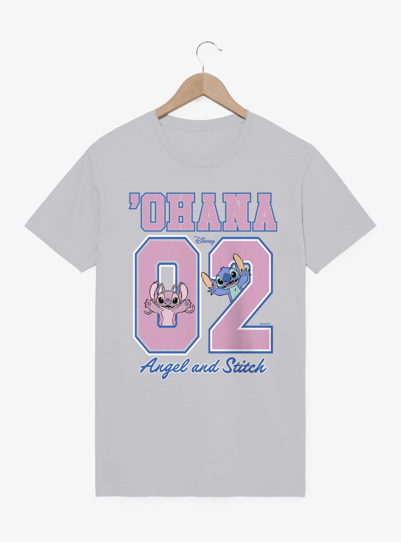Disney Lilo and Stitch Stitch And Angel Ohana 02 Mineral Wash T-Shirt