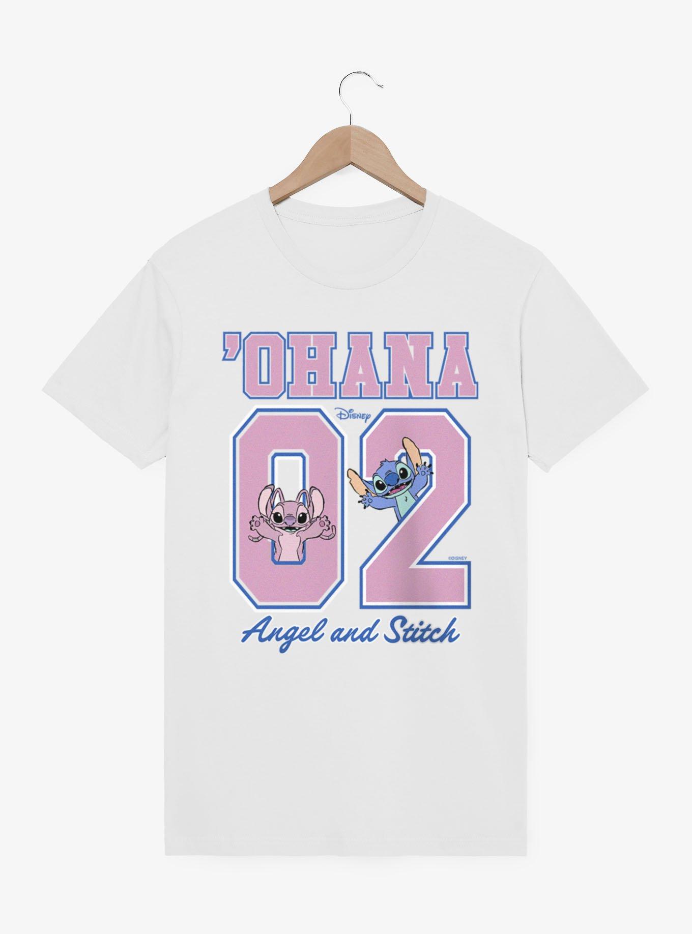 Disney Lilo and Stitch Stitch And Angel Ohana 02 Mineral Wash T-Shirt