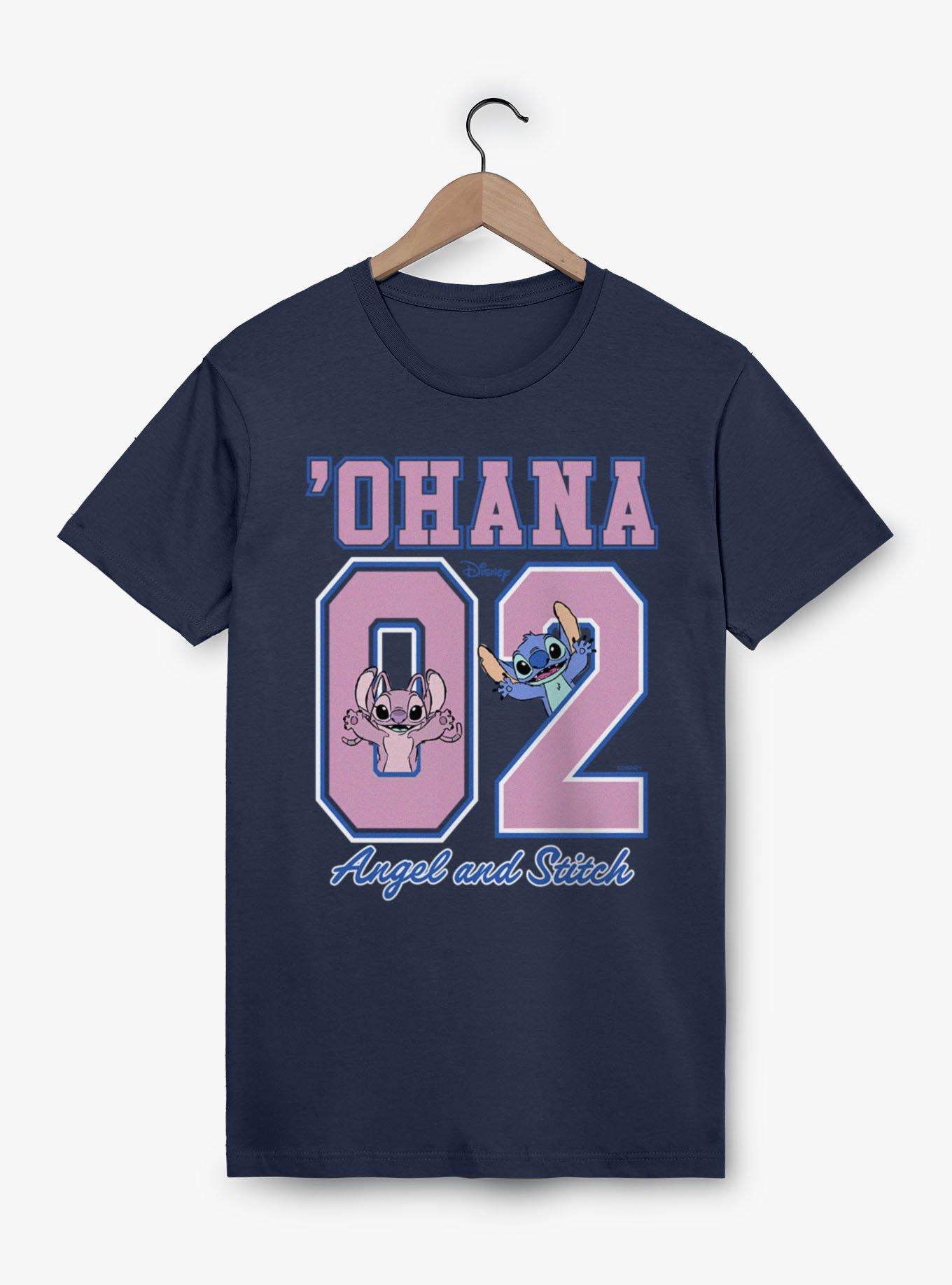 Disney Lilo and Stitch Stitch And Angel Ohana 02 Mineral Wash T-Shirt