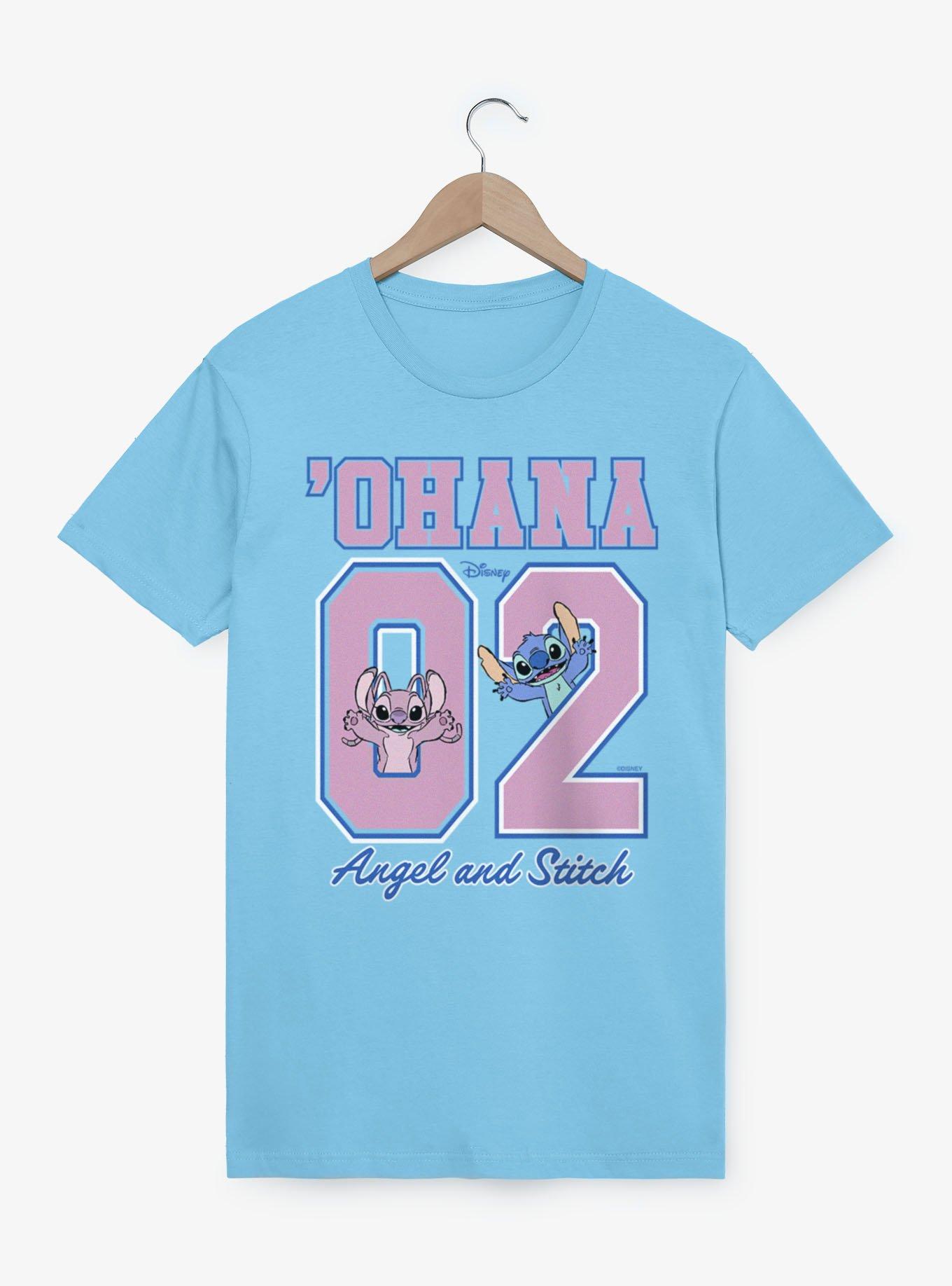 Disney Lilo and Stitch Stitch And Angel Ohana 02 Mineral Wash T-Shirt