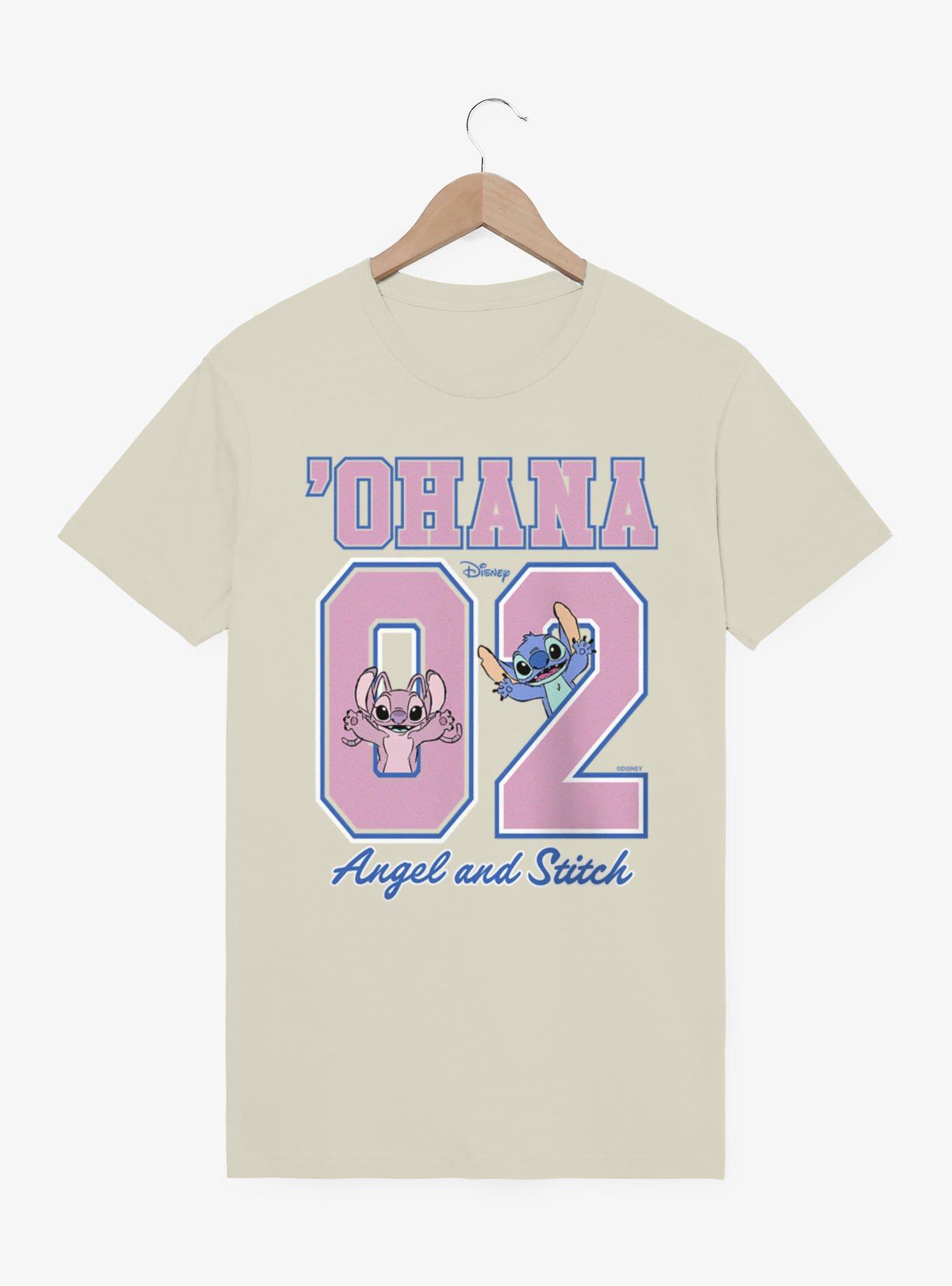 Disney Lilo and Stitch Stitch And Angel Ohana 02 Mineral Wash T-Shirt
